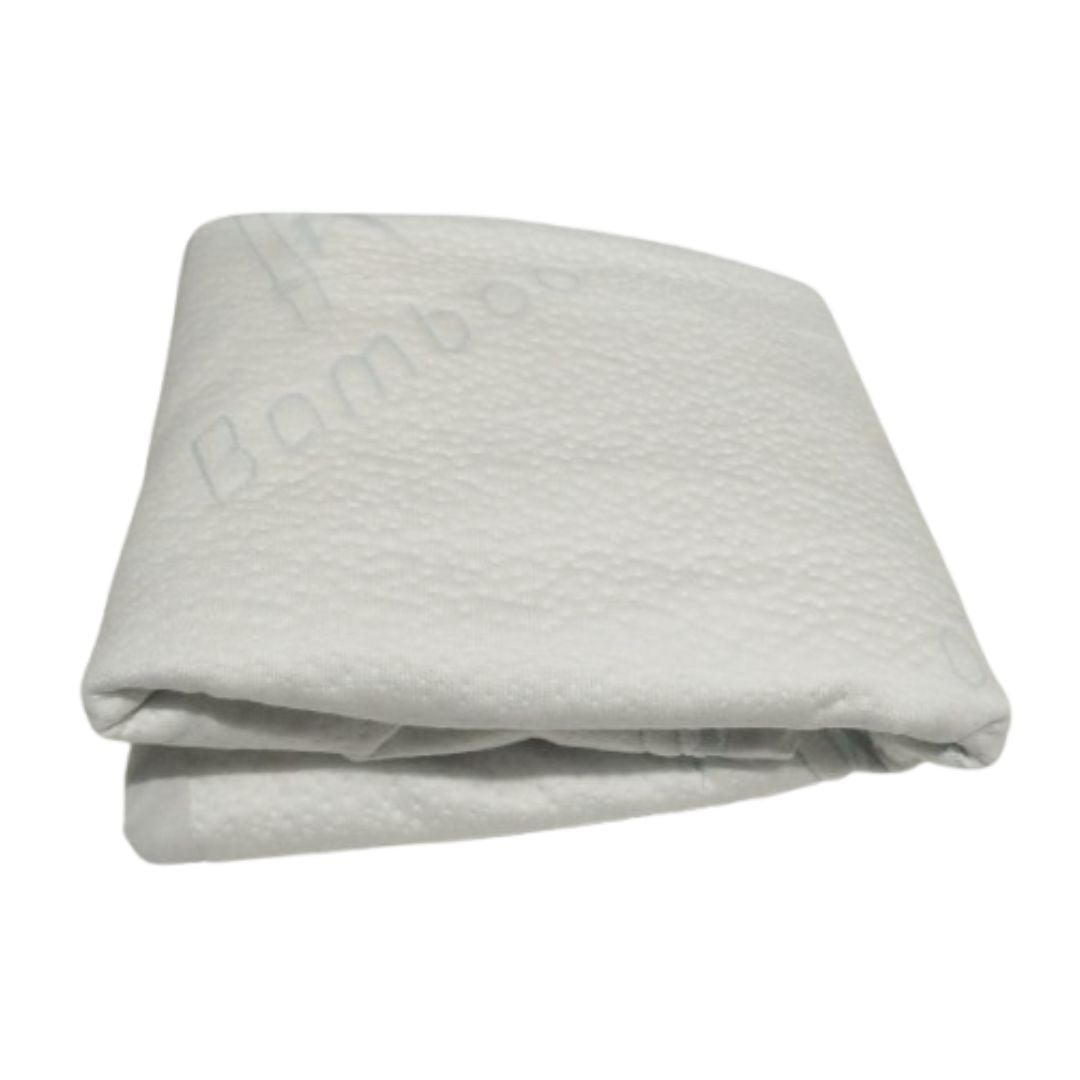 PROTECTOR DE COLCHON IMPERMEABLE ANTIFLUIDOS DE BAMBU - TALLA CUNA ESTANDAR - 4