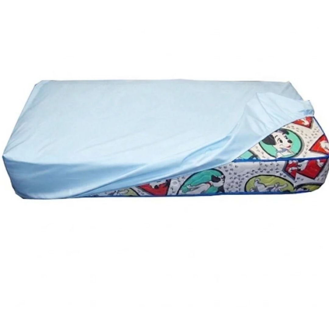 SÁBANAS DE CUNA - JUEGO 3 PIEZAS - COLOR BLANCO- CELESTE - NIÑO - 2