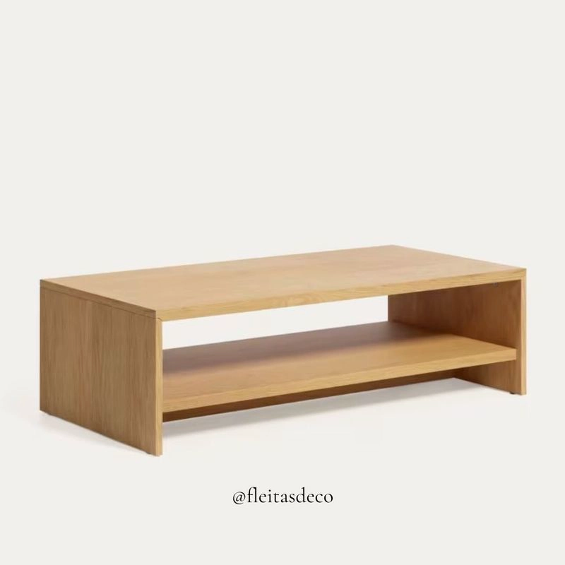 MESA DE CENTRO NOE DE MDF ENCHAPADO - 2