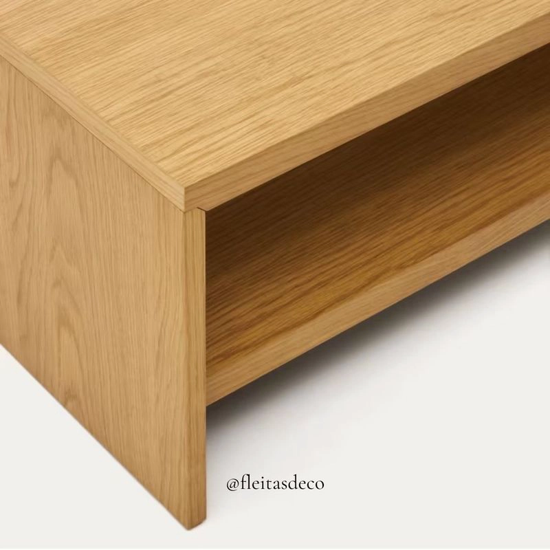 MESA DE CENTRO NOE DE MDF ENCHAPADO - 3