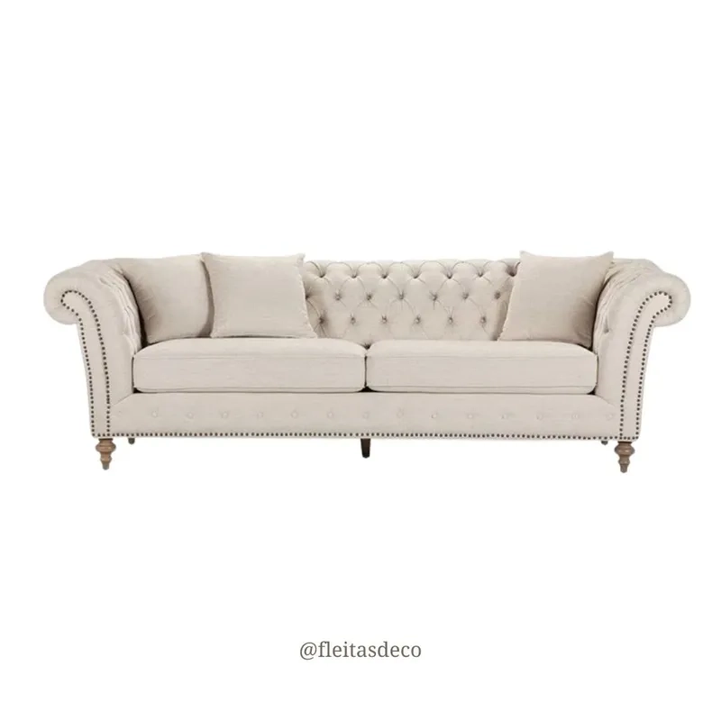 SOFA CAPITONEADO HARVEY 3 CUERPOS - 1