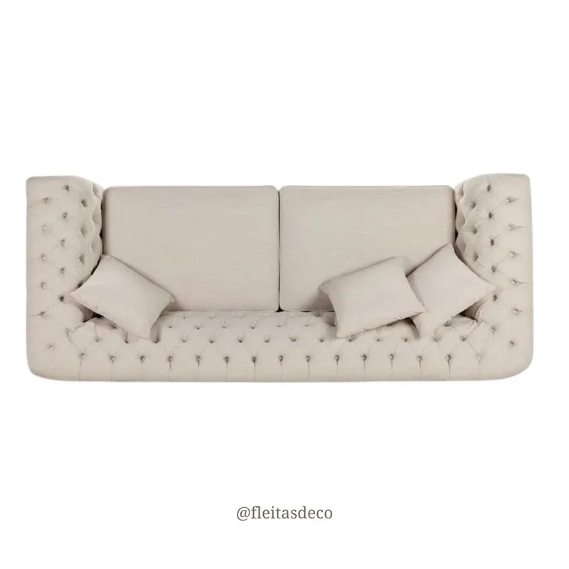 SOFA CAPITONEADO HARVEY 3 CUERPOS - 4