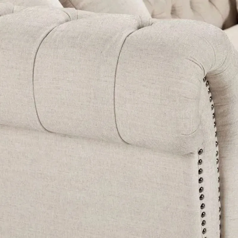 SOFA CAPITONEADO HARVEY 3 CUERPOS - 5