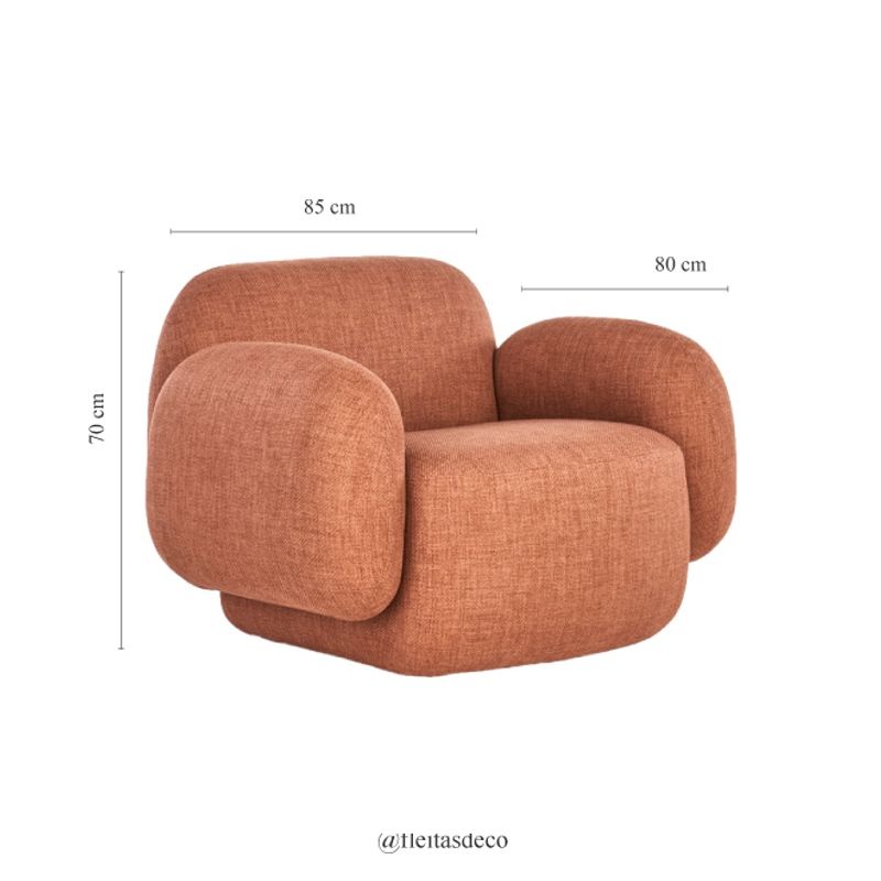 POLTRONA GLORIA Y PUFF GLORIA - 2