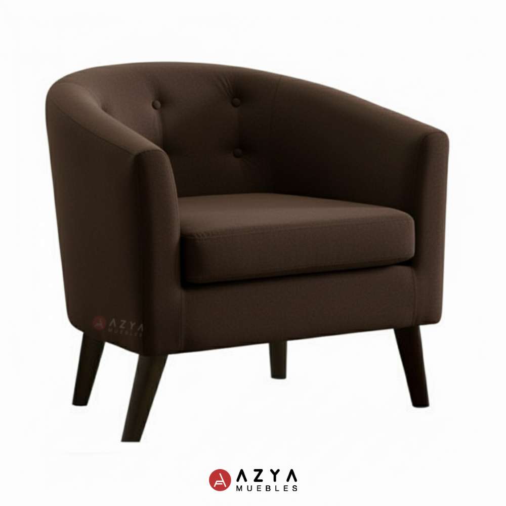 BUTACA DALILA AZYA MUEBLES MARRÓN - 1