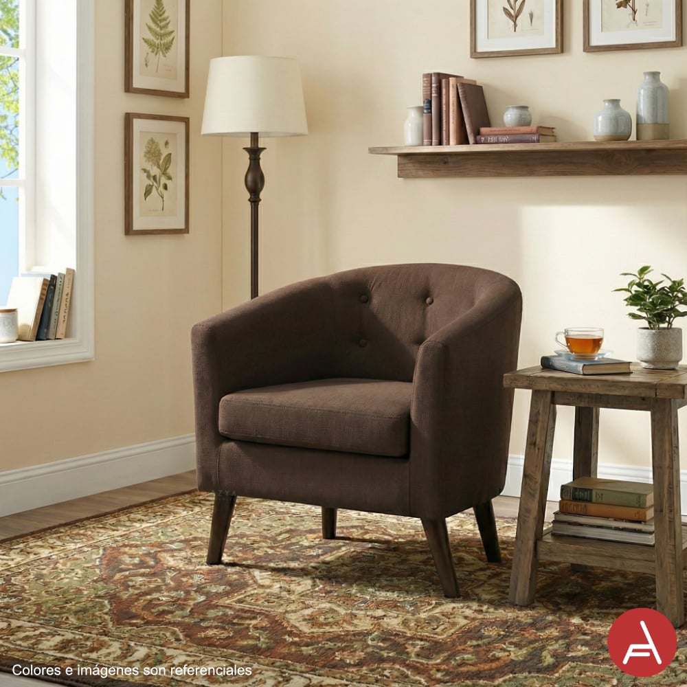 BUTACA DALILA AZYA MUEBLES MARRÓN - 2
