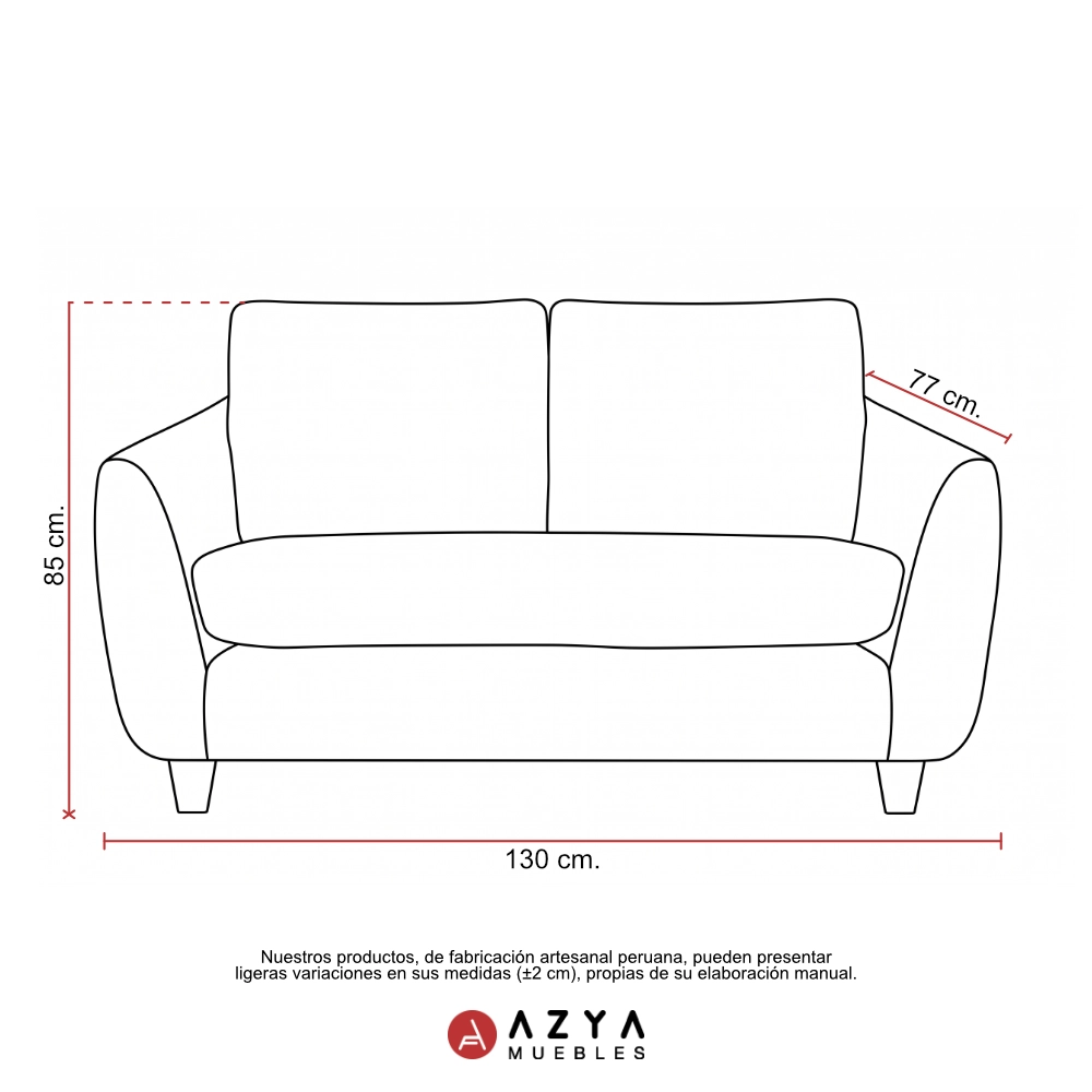 JUEGO SALA AZYA MUEBLES TERCIOPELO 3-2-1 NYZA - 5