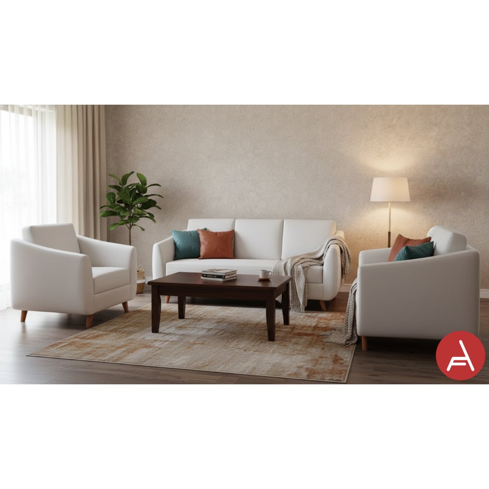 JUEGO SALA AZYA MUEBLES TERCIOPELO 3-2-1 NYZA - 2