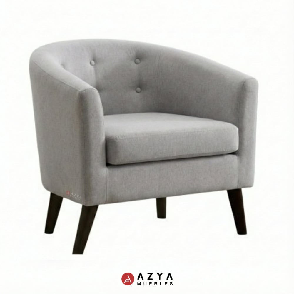 BUTACA AZYA MUEBLES DALILA | GRIS - 1