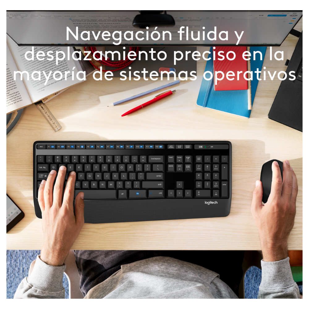 MOUSE INALÁMBRICO LOGITECH M280 BLACK - 3