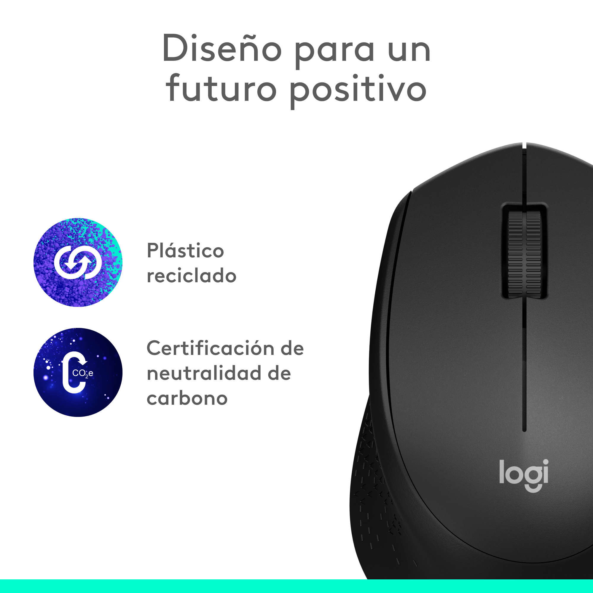 MOUSE INALÁMBRICO LOGITECH M280 BLACK - 7