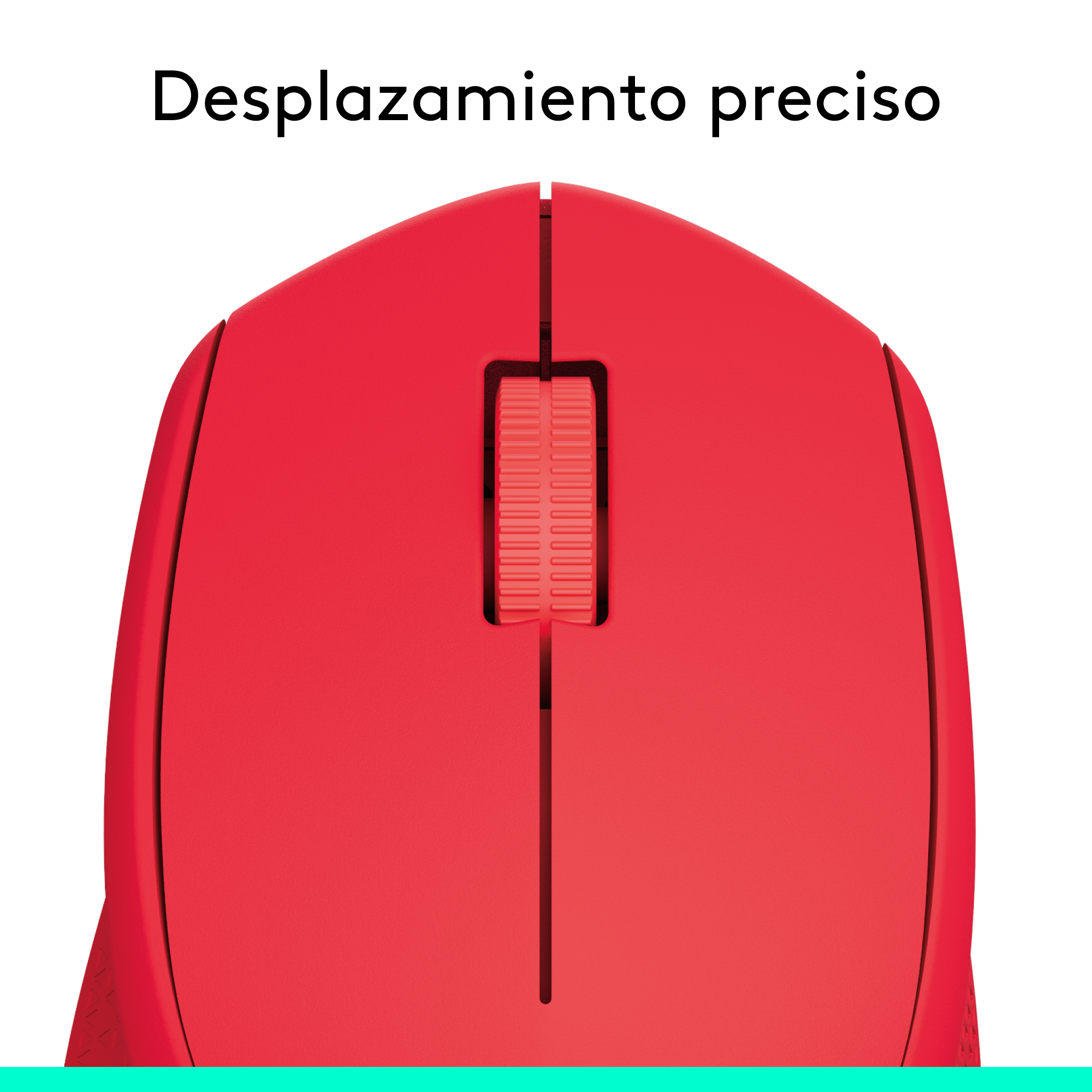 Mouse Inalámbrico Logitech M280 Rojo - 2