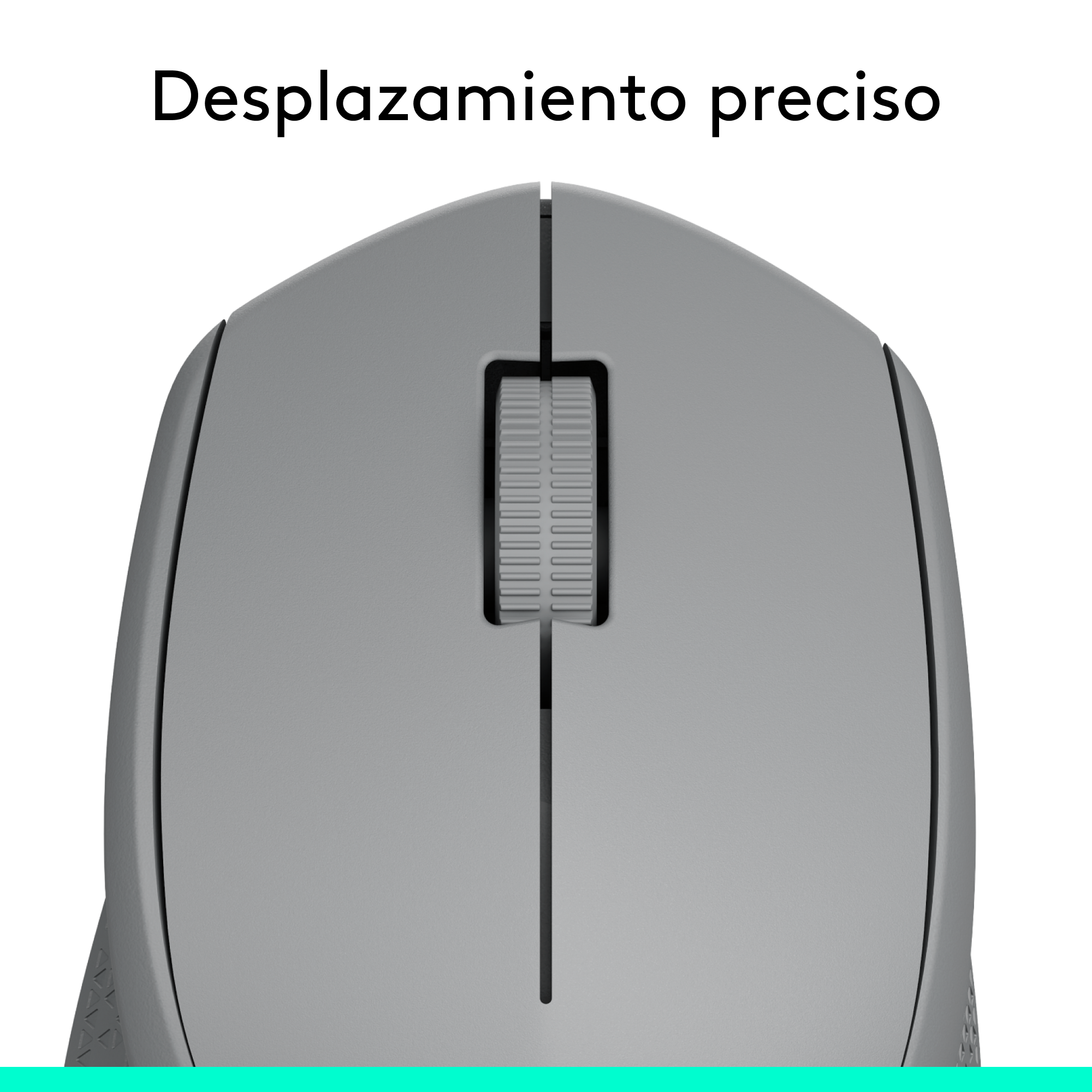 MOUSE INALÁMBRICO LOGITECH M280 GRIS - 2