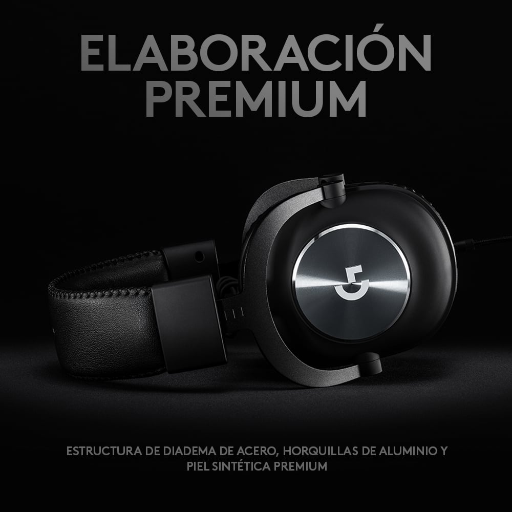 Audífonos con micrófono Logitech G PRO X para gaming Negro - 4