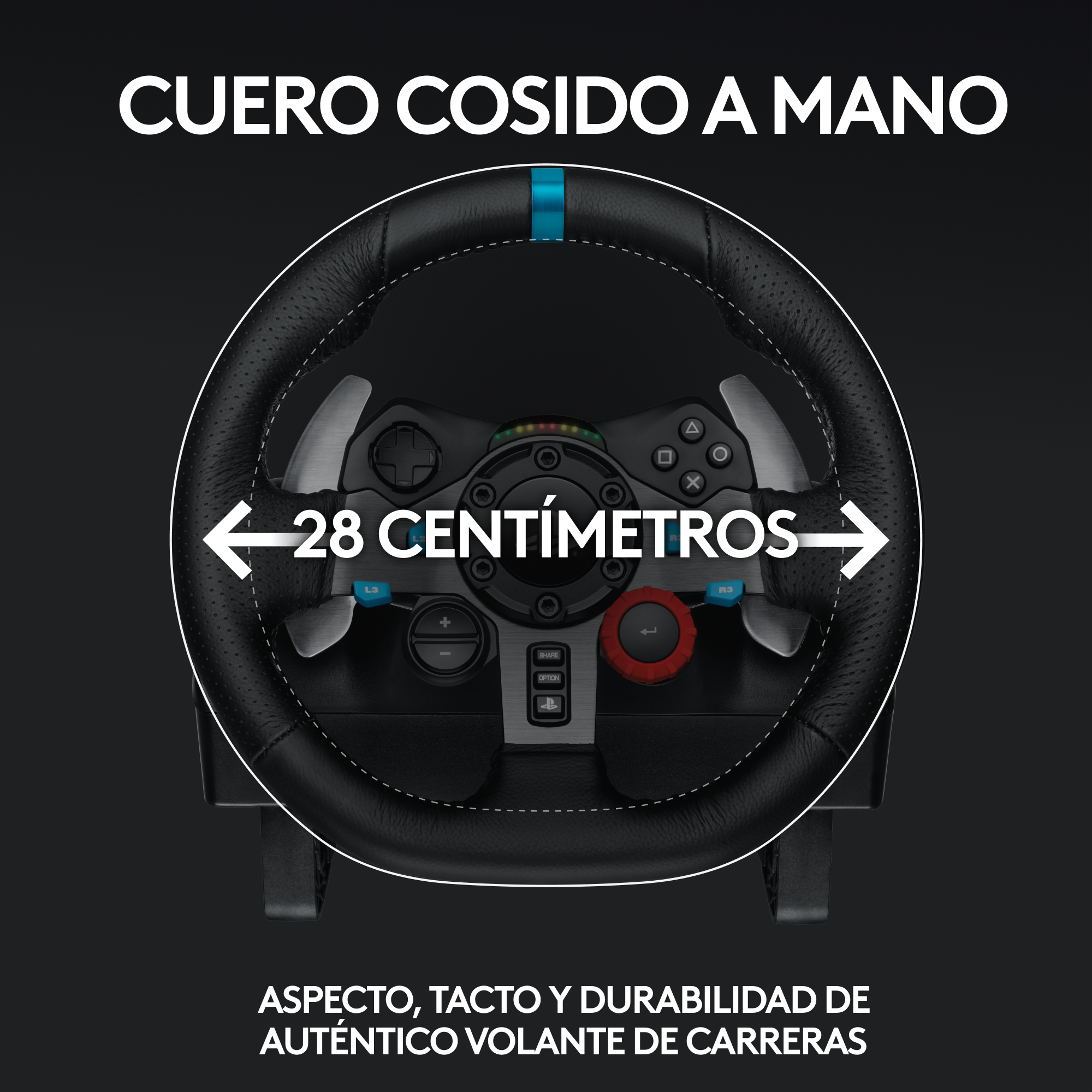 Volante de Carreras y Pedales Logitech G29 para PC y PlayStation P5,P4,P3 - 3