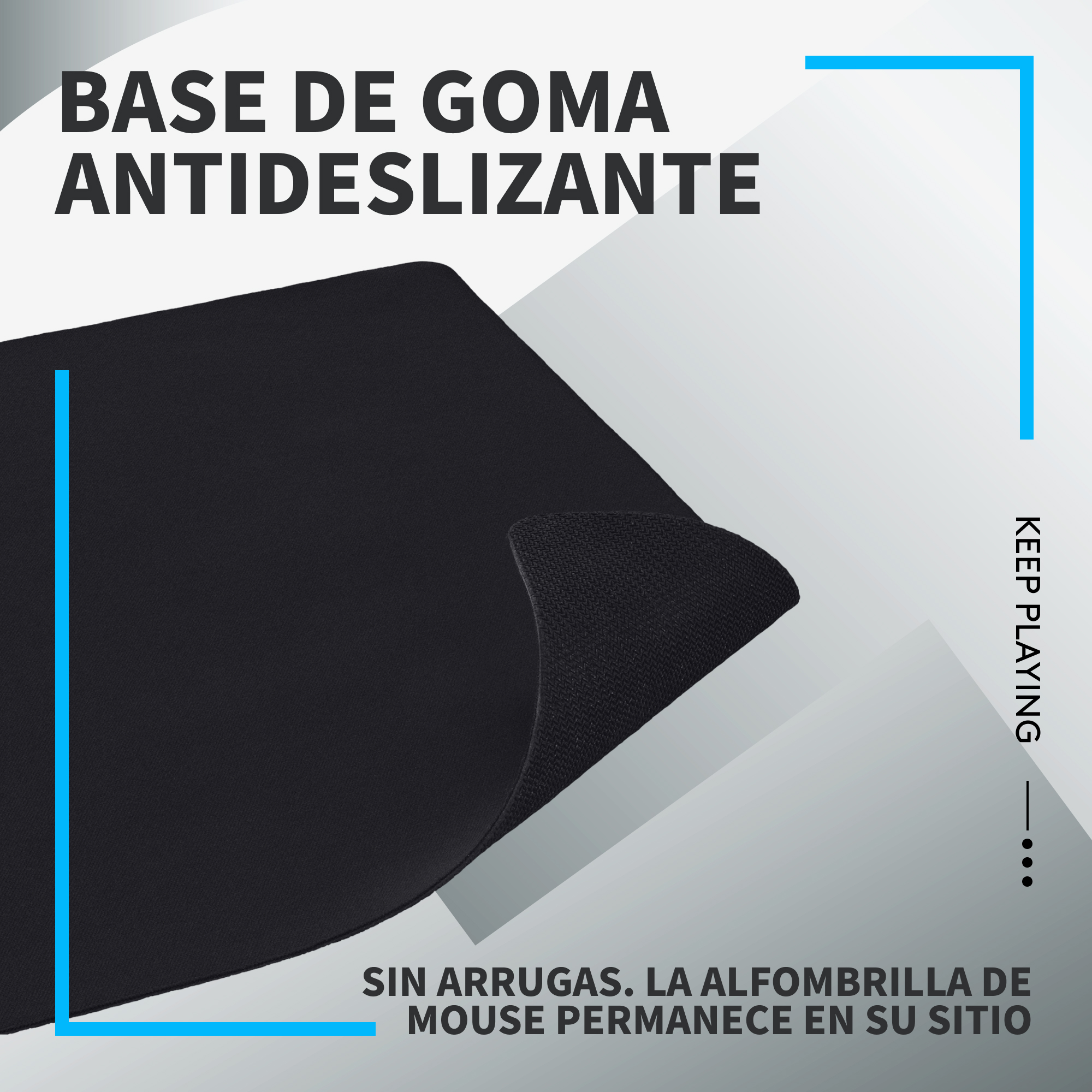 Almohadilla de Tela para Mouse Logitech G240 para Juegos Negro - 4