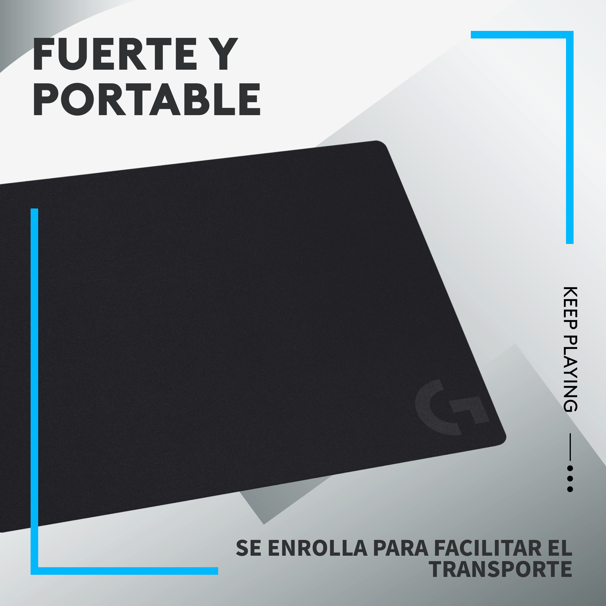Almohadilla de Tela para Mouse Logitech G240 para Juegos Negro - 5