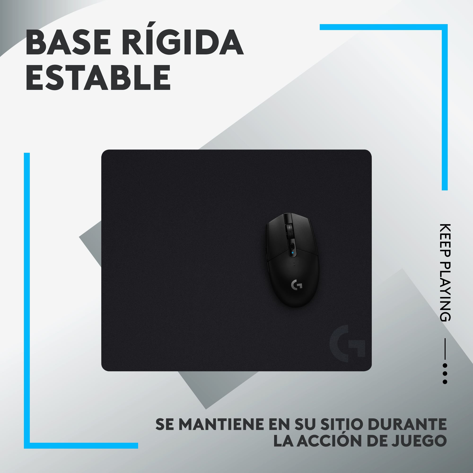 Almohadilla Rígida para Mouse Logitech G440 para Juegos Negro - 4