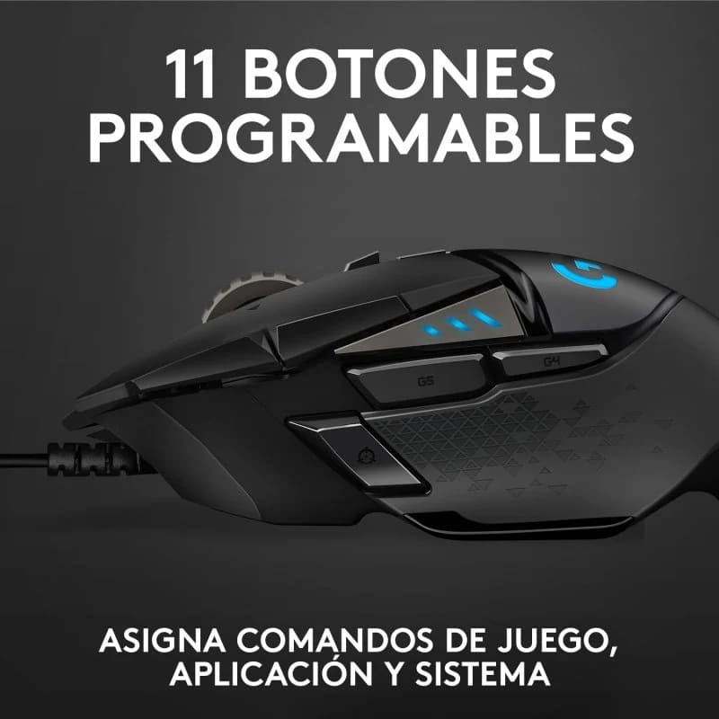 MOUSE LOGITECH G 502 HERO RGB - 2