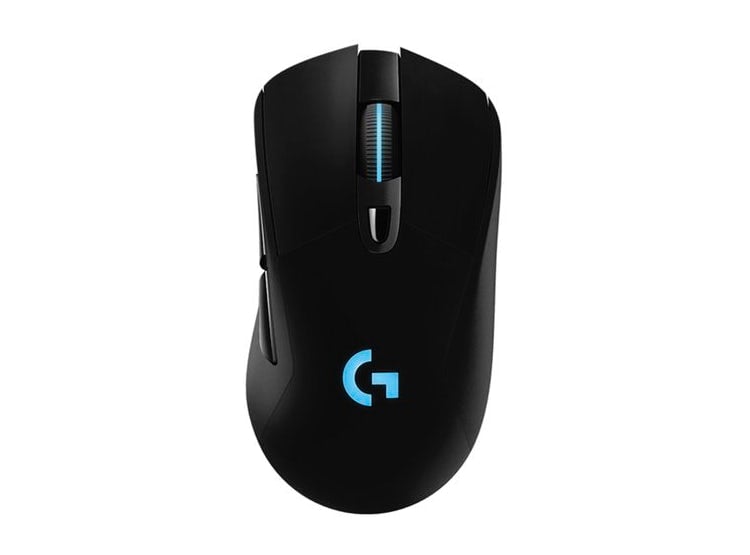 Mouse inalámbrico Logitech® G703 LIGHTSPEED con sensor HERO 25K NEGRO - 1