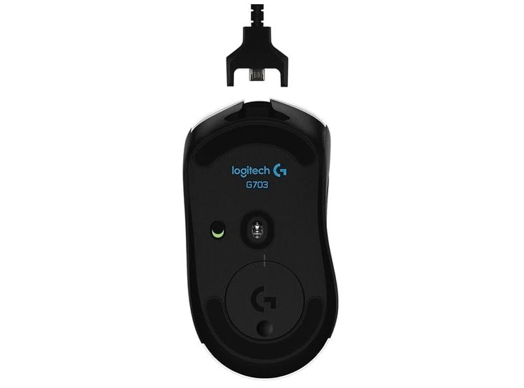 Mouse inalámbrico Logitech® G703 LIGHTSPEED con sensor HERO 25K NEGRO - 3