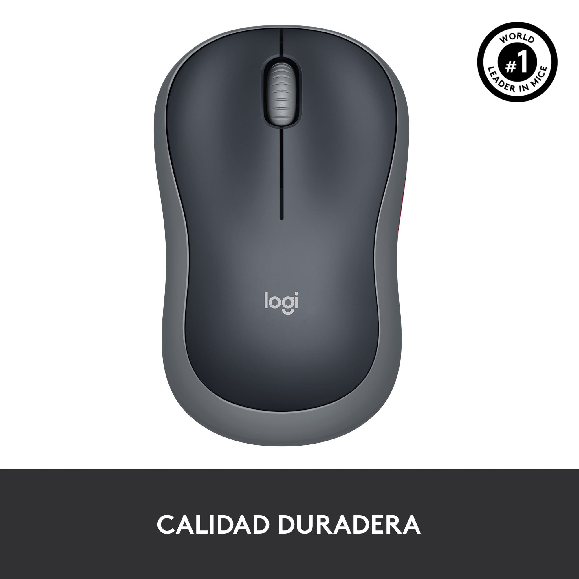 MOUSE LOGITECH INALÁMBRICO M185 GREY - 6