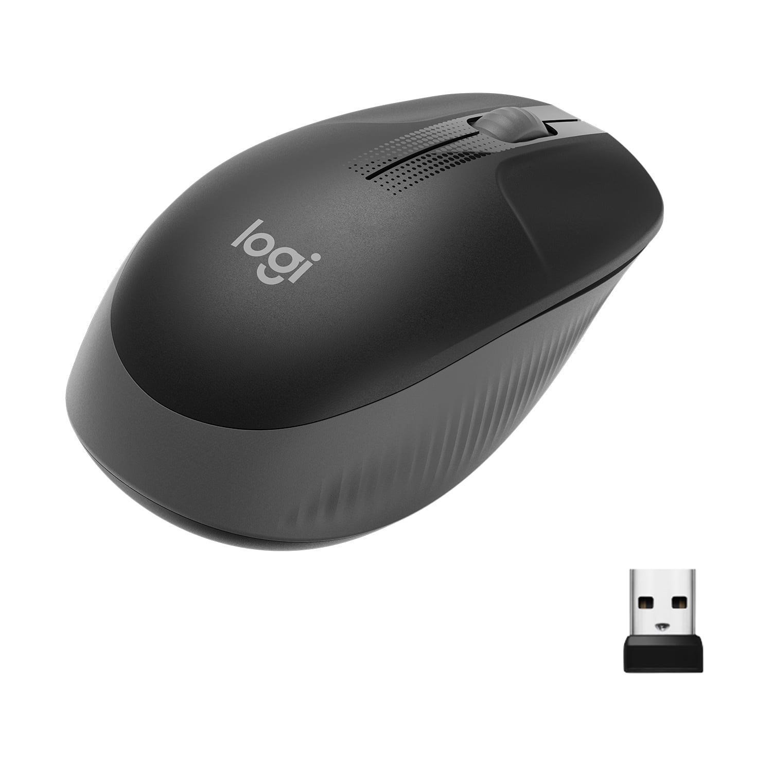 MOUSE LOGITECH INALÁMBRICO M190 GREY - 1