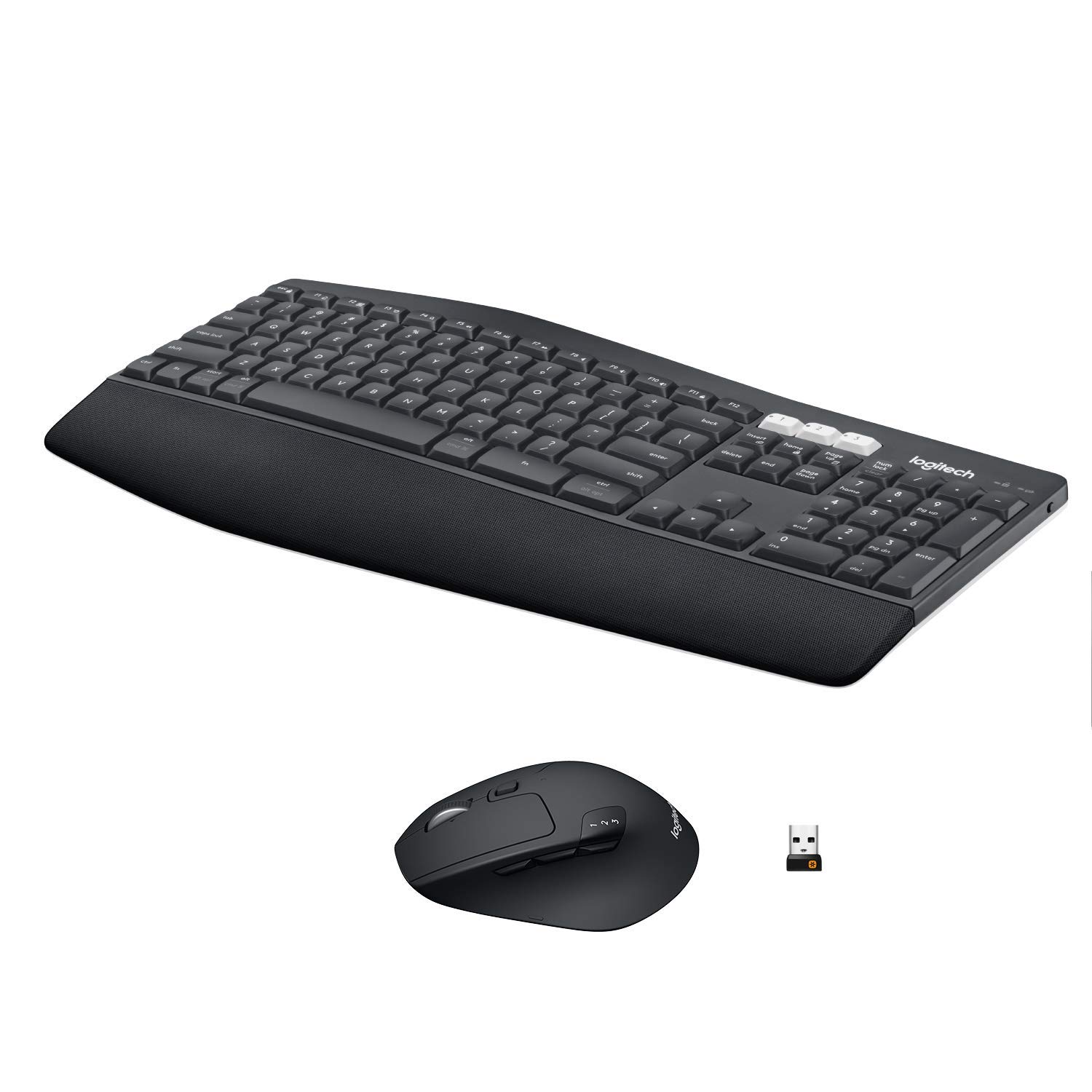 Combo teclado y mouse inalámbrico Logitech MK850 Negro - 1