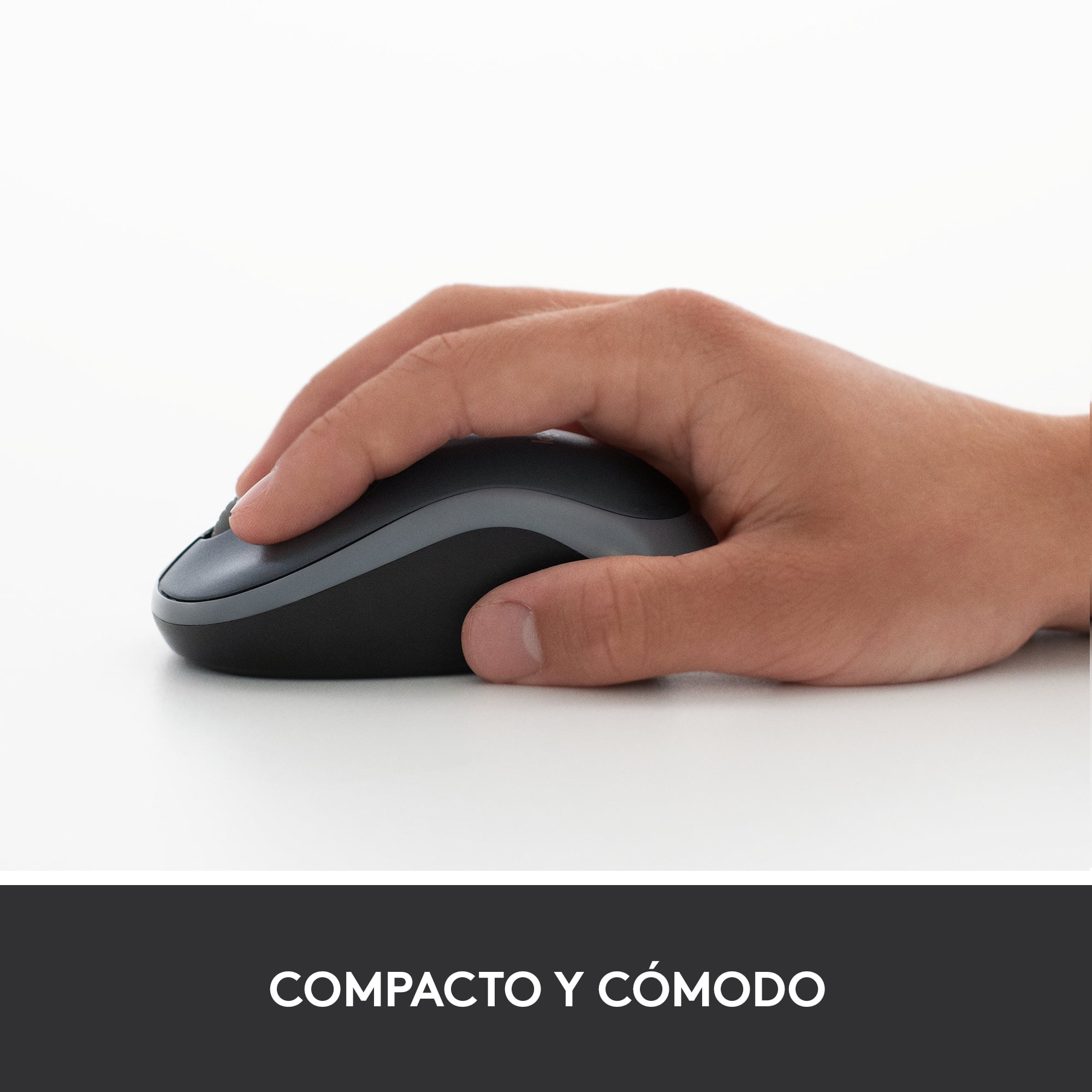 Mouse inalámbrico Logitech M185 Rojo - 5