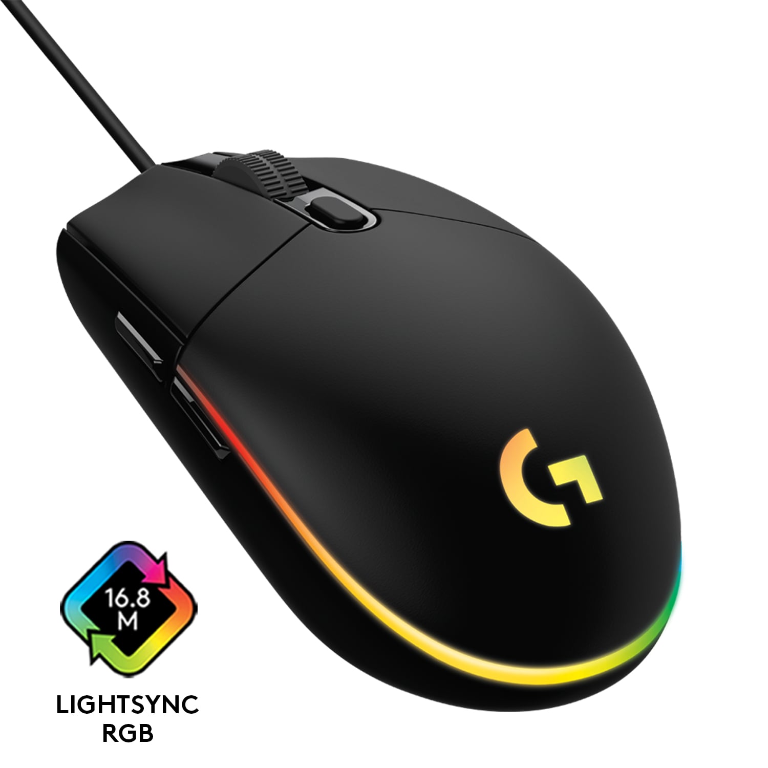 Mouse Logitech G203 LIGHTSYNC para Gaming Negro - 1