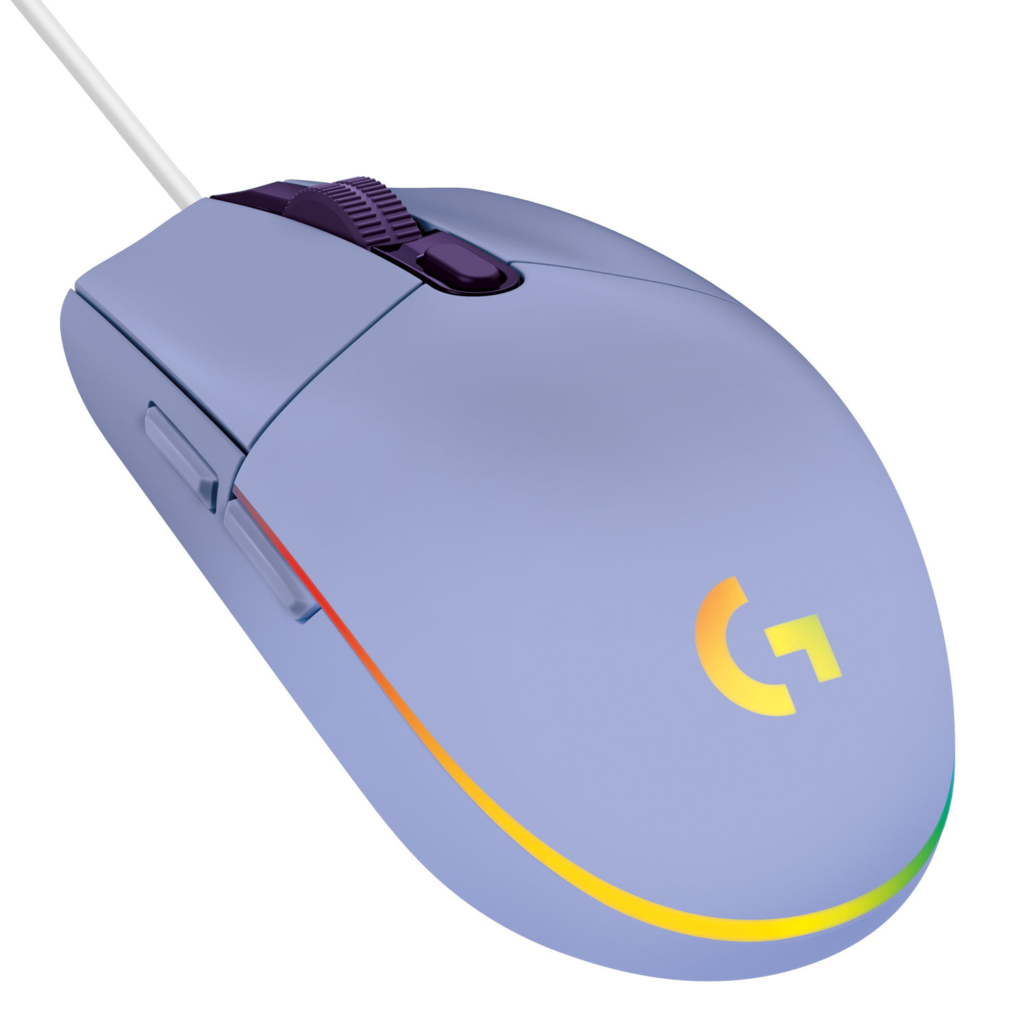 Mouse Logitech G203 LIGHTSYNC para Gaming Lila - 1