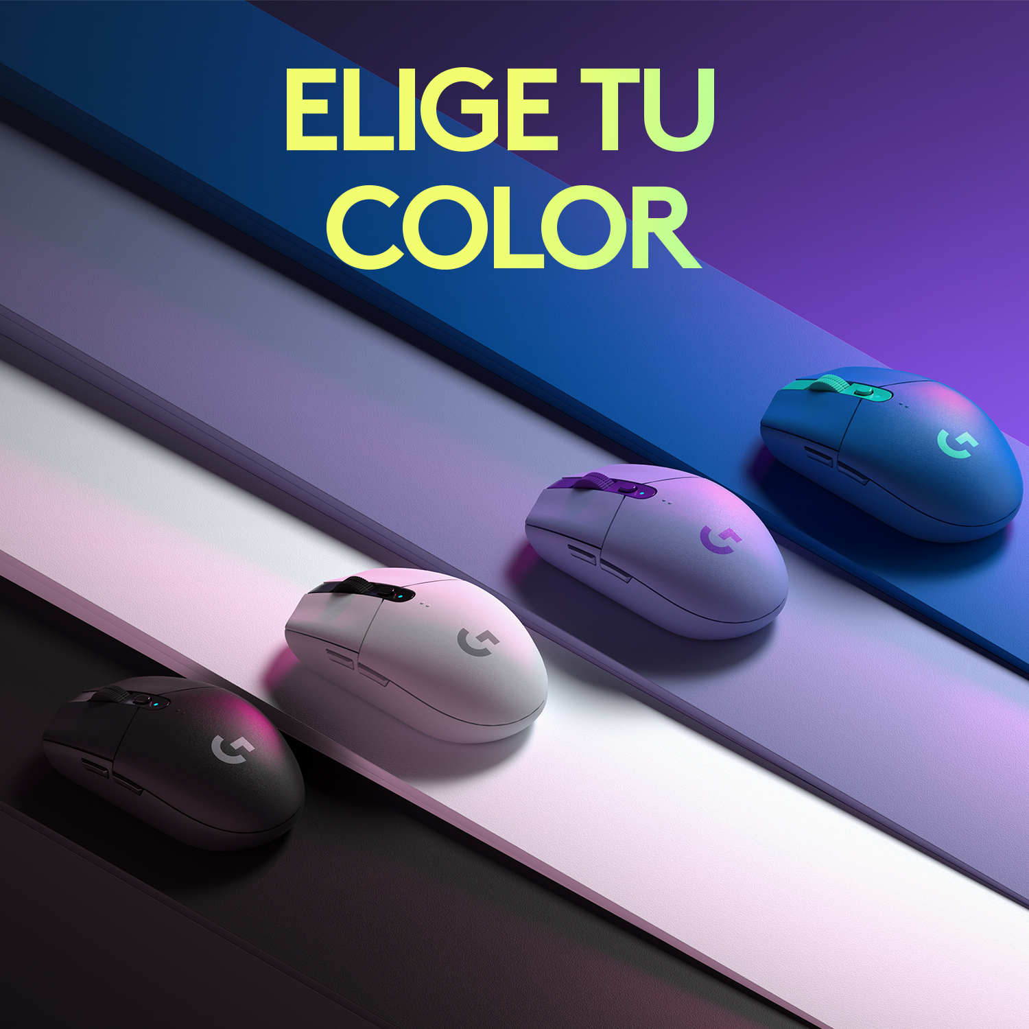 Mouse inalámbrico Logitech G305 LIGHTSPEED para gaming Azul - 8