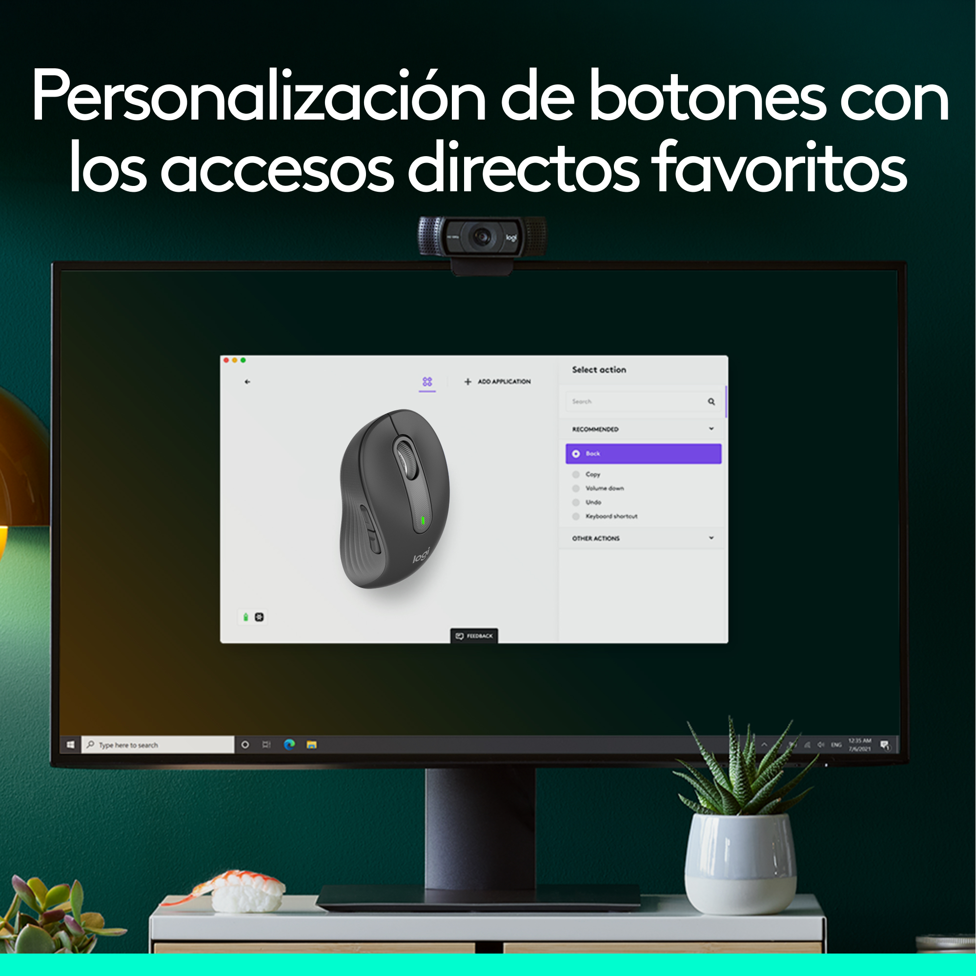 MOUSE INALÁMBRICO LOGITECH BLUETOOTH SIGNATURE M650 SILENT BLACK - 4