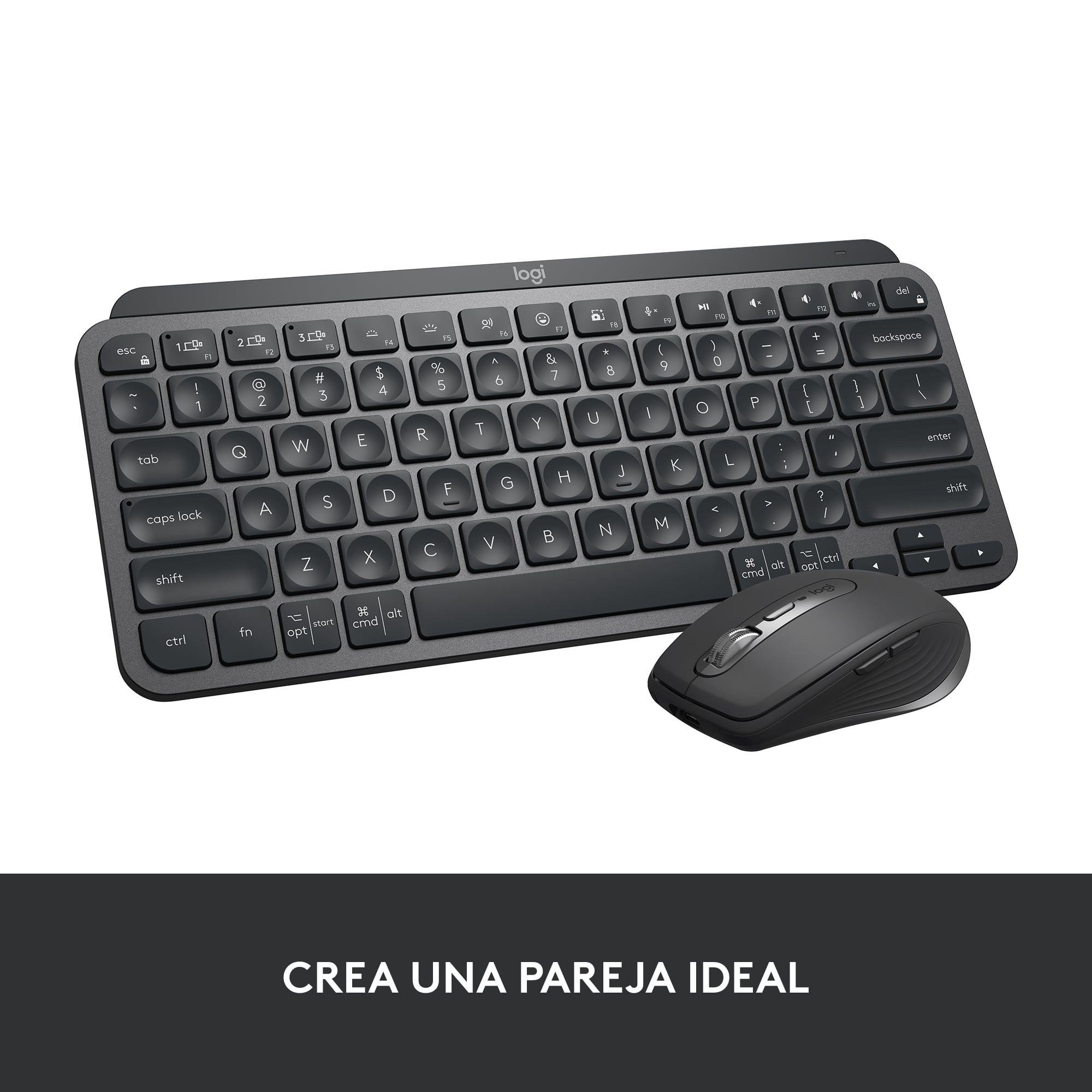 Teclado Inalámbrico Minimalista Logitech MX Keys Mini Negro - 5