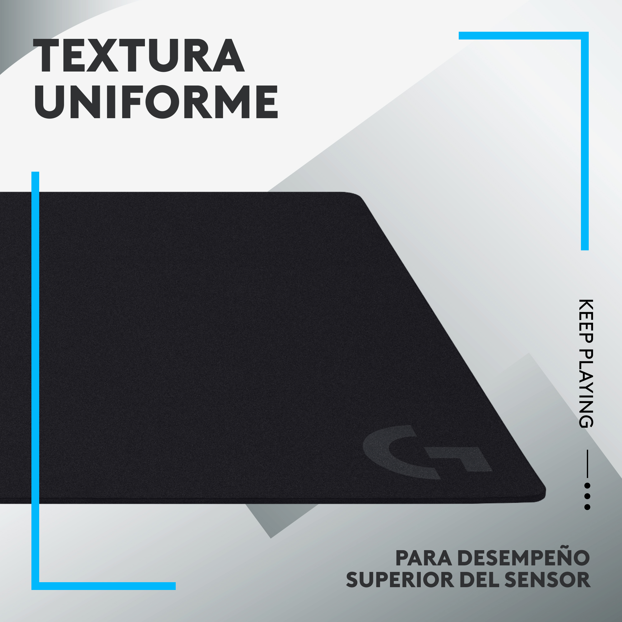 Almohadilla Extragrande para Mouse Logitech G840 para Juegos Negro - 3