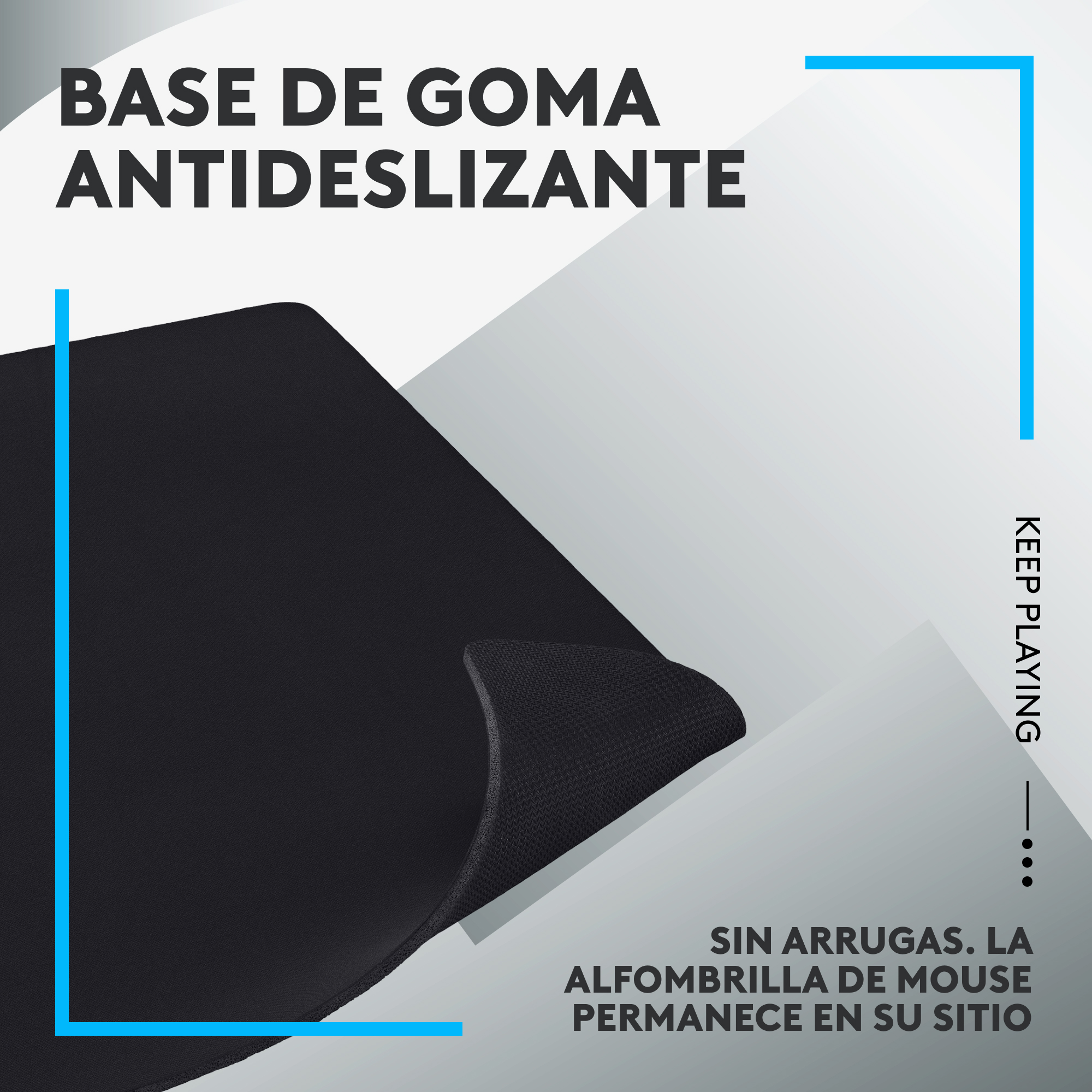 Almohadilla Extragrande para Mouse Logitech G840 para Juegos Negro - 5
