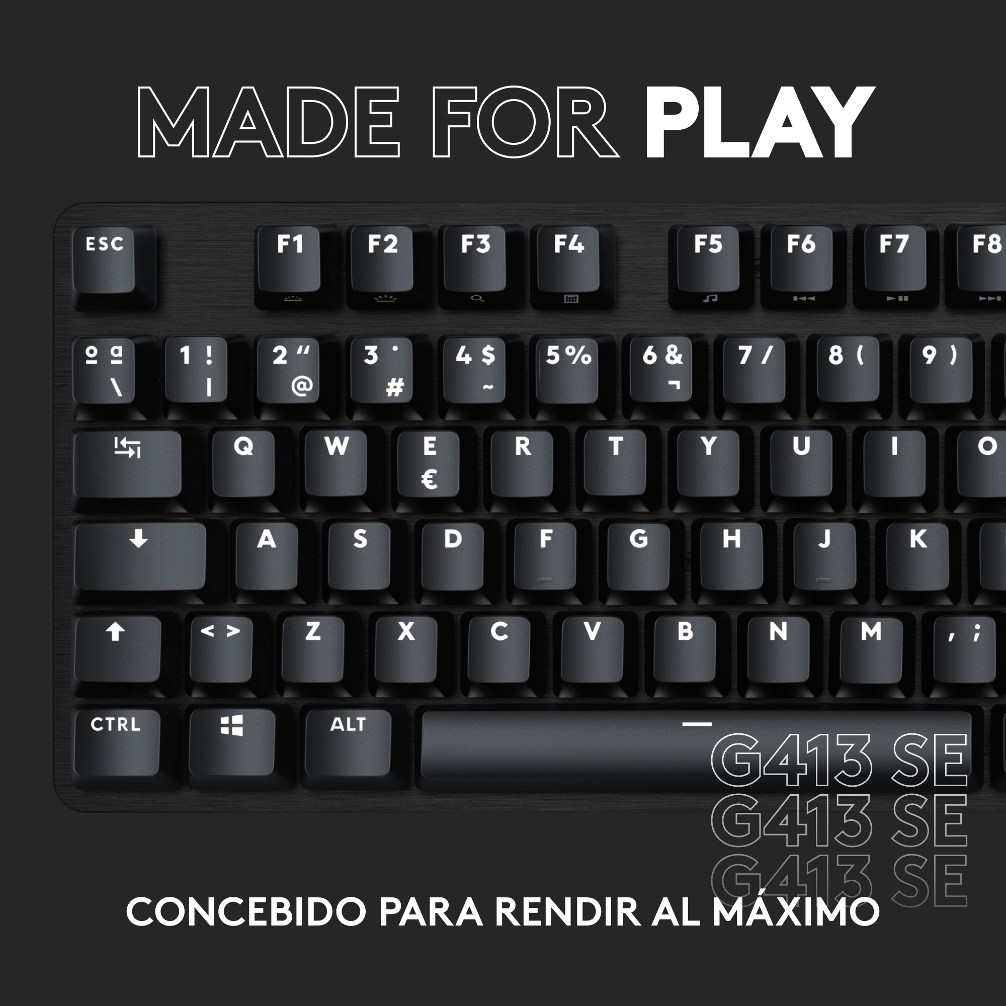 Teclado Mecánico Logitech G413 SE para Juegos Negro - 7