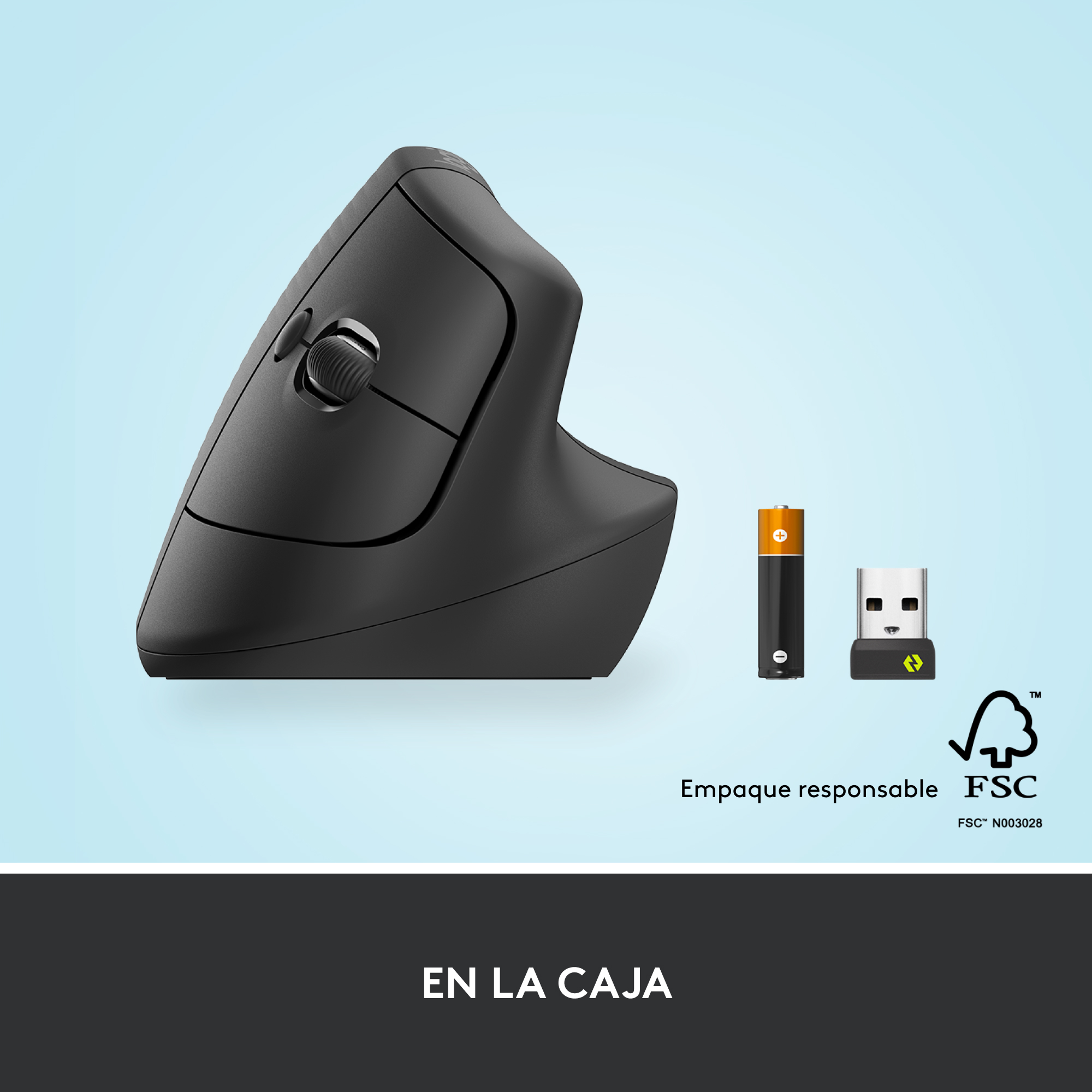 Mouse ergonómico vertical Logitech Lift Negro - 8