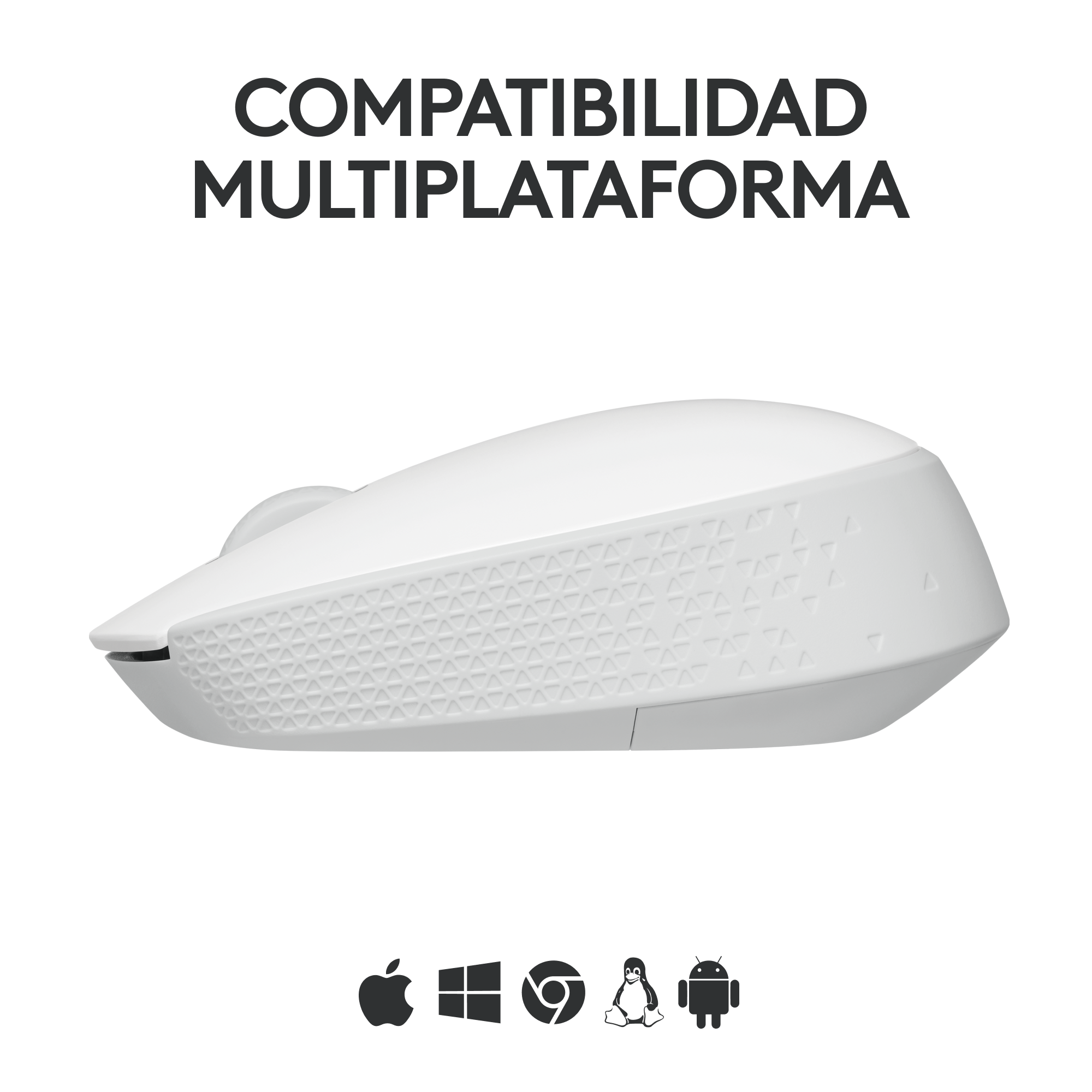 MOUSE INALÁMBRICO LOGITECH M170 WHITE - 3