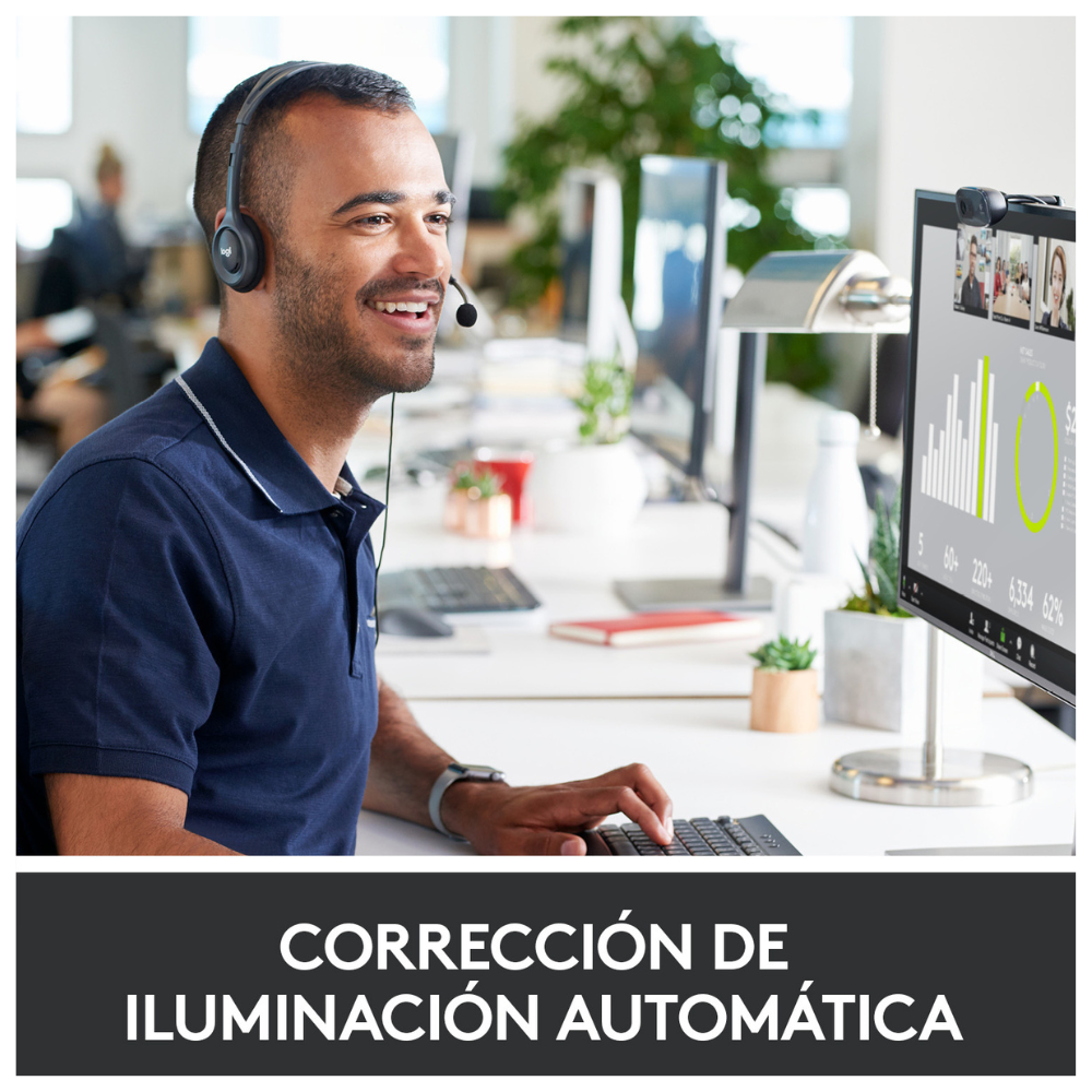 CÁMARA LOGITECH C270 HD WEB 720P - 3