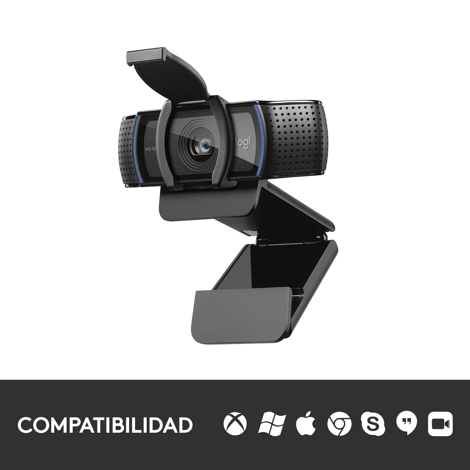 Cámara web Logitech C920S Pro HD Negro - 7