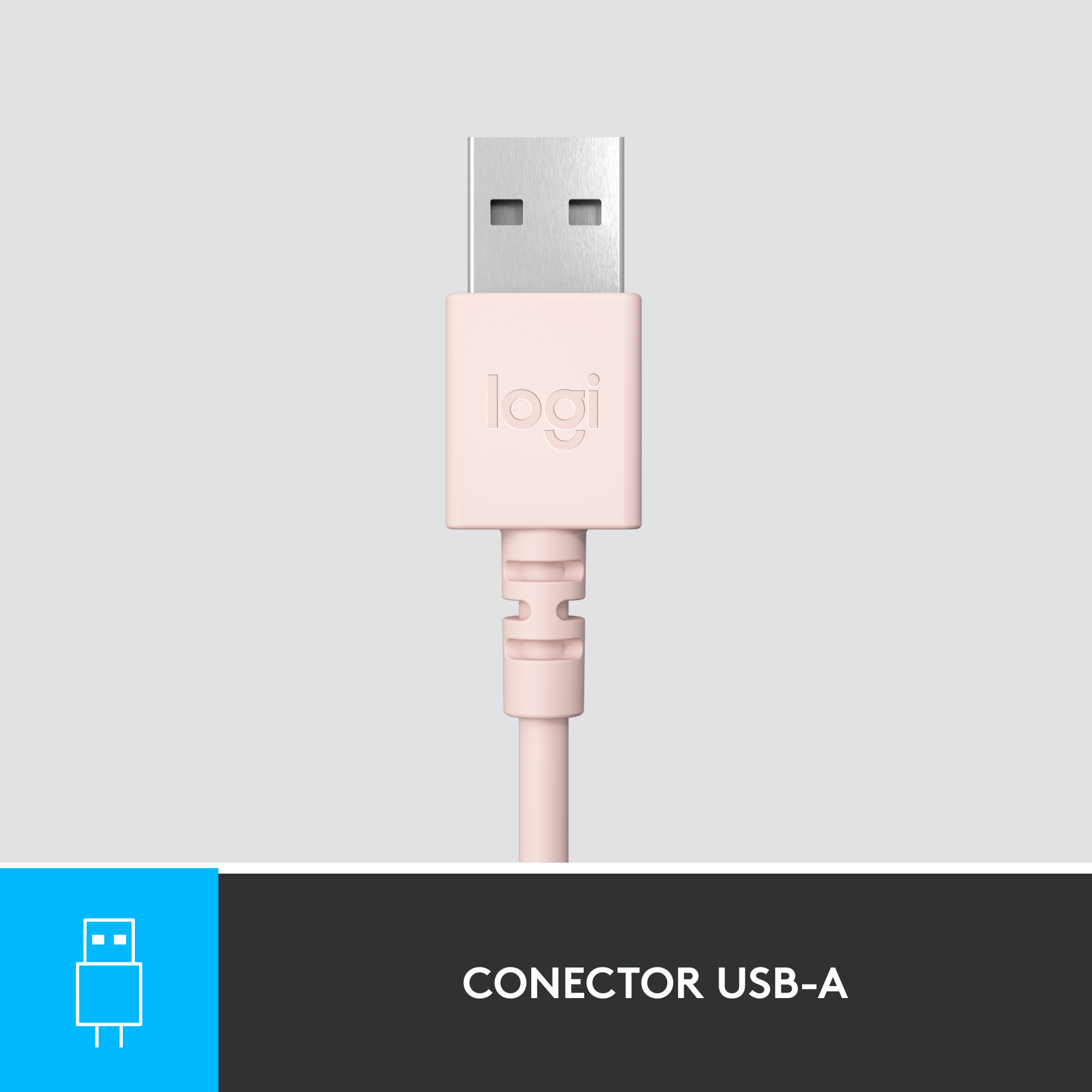 AUDÍFONOS LOGITECH OVER-EAR H390 ROSE CON MICROFONO H390 USB ISE CANCELLING ROSE - 4