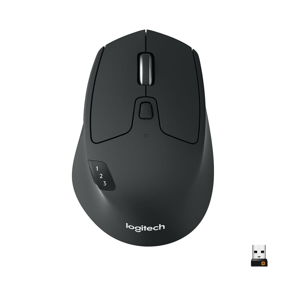 Mouse Inalámbrico Logitech M720 Triathlon Negro - 1