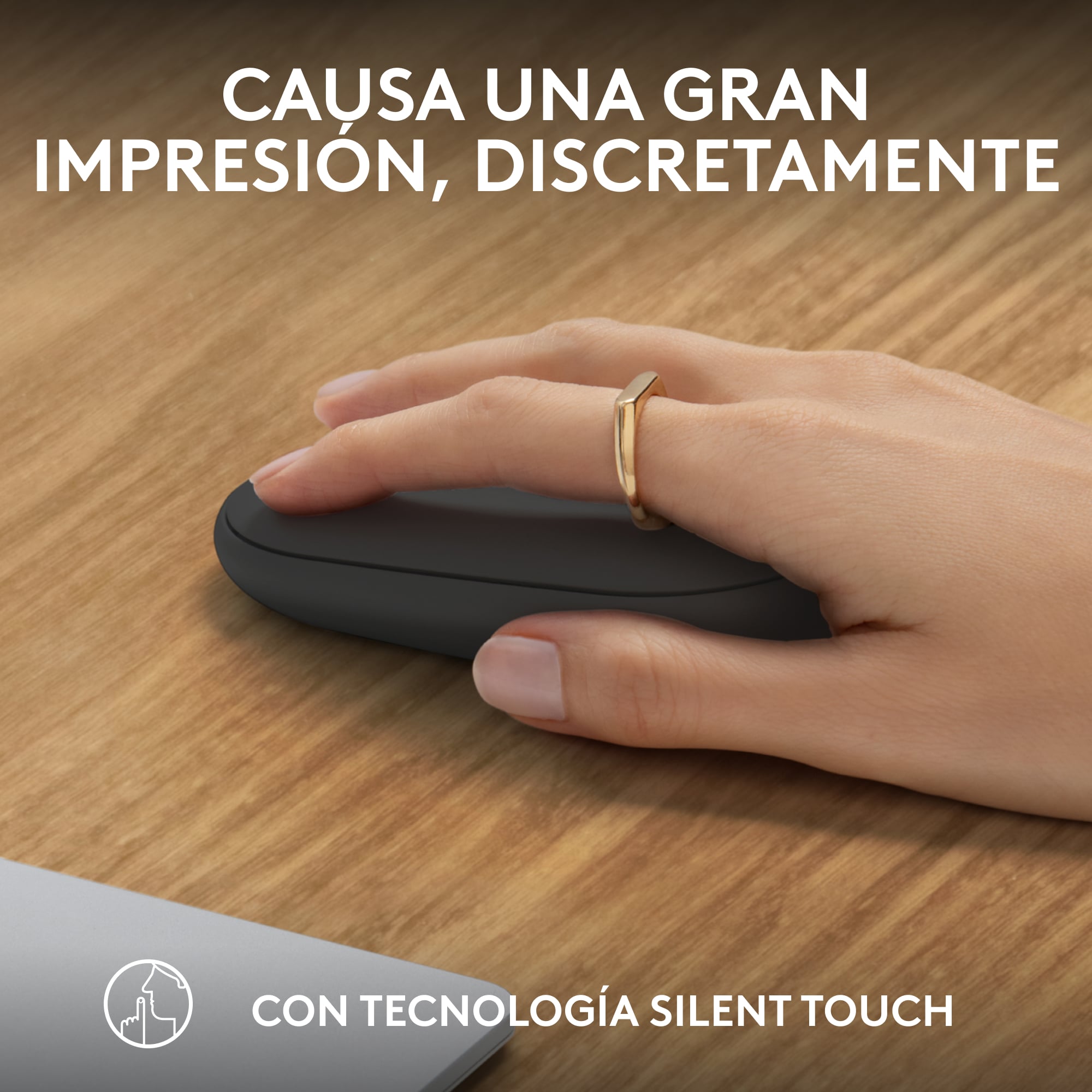 MOUSE INALÁMBRICO LOGITECH PEBBLE 2 M350S BLUETOOTH WIRELESS GRAPHITE - 4