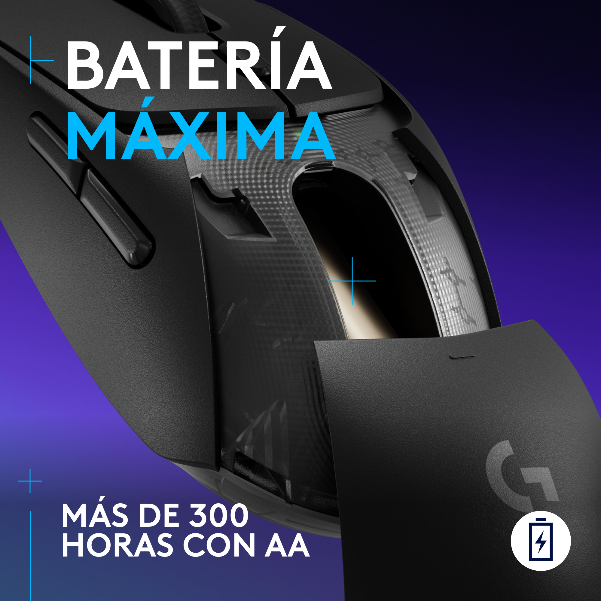 Mouse inalámbrico G309 LIGHTSPEED para juegos Negro - 5