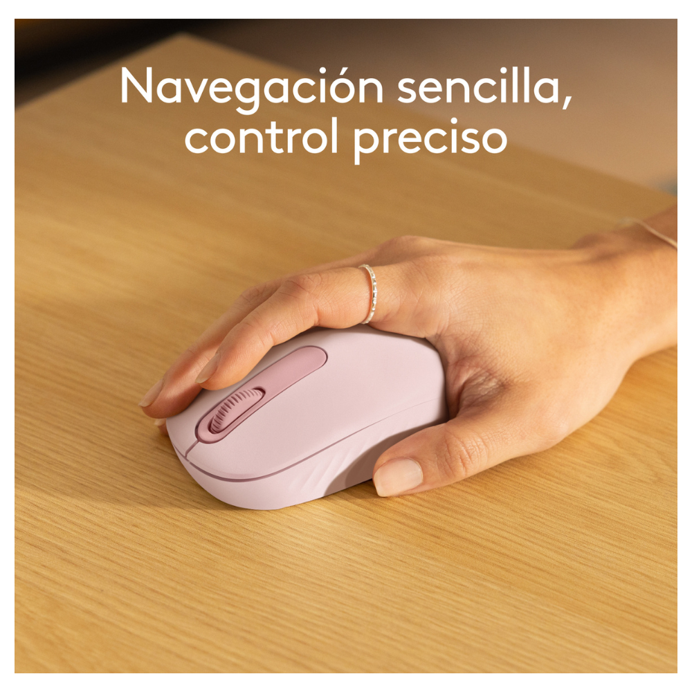 Mouse Bluetooth Logitech M196 Rose - 4