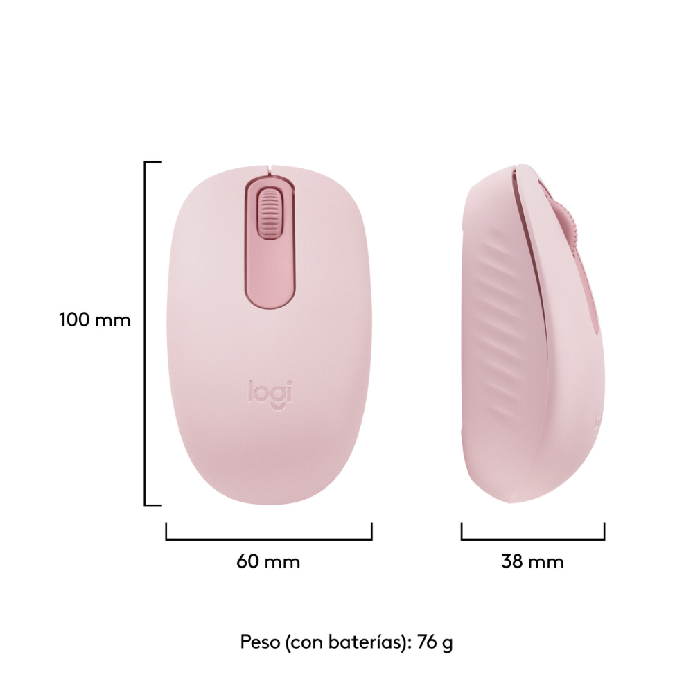 Mouse Bluetooth Logitech M196 Rose - 7