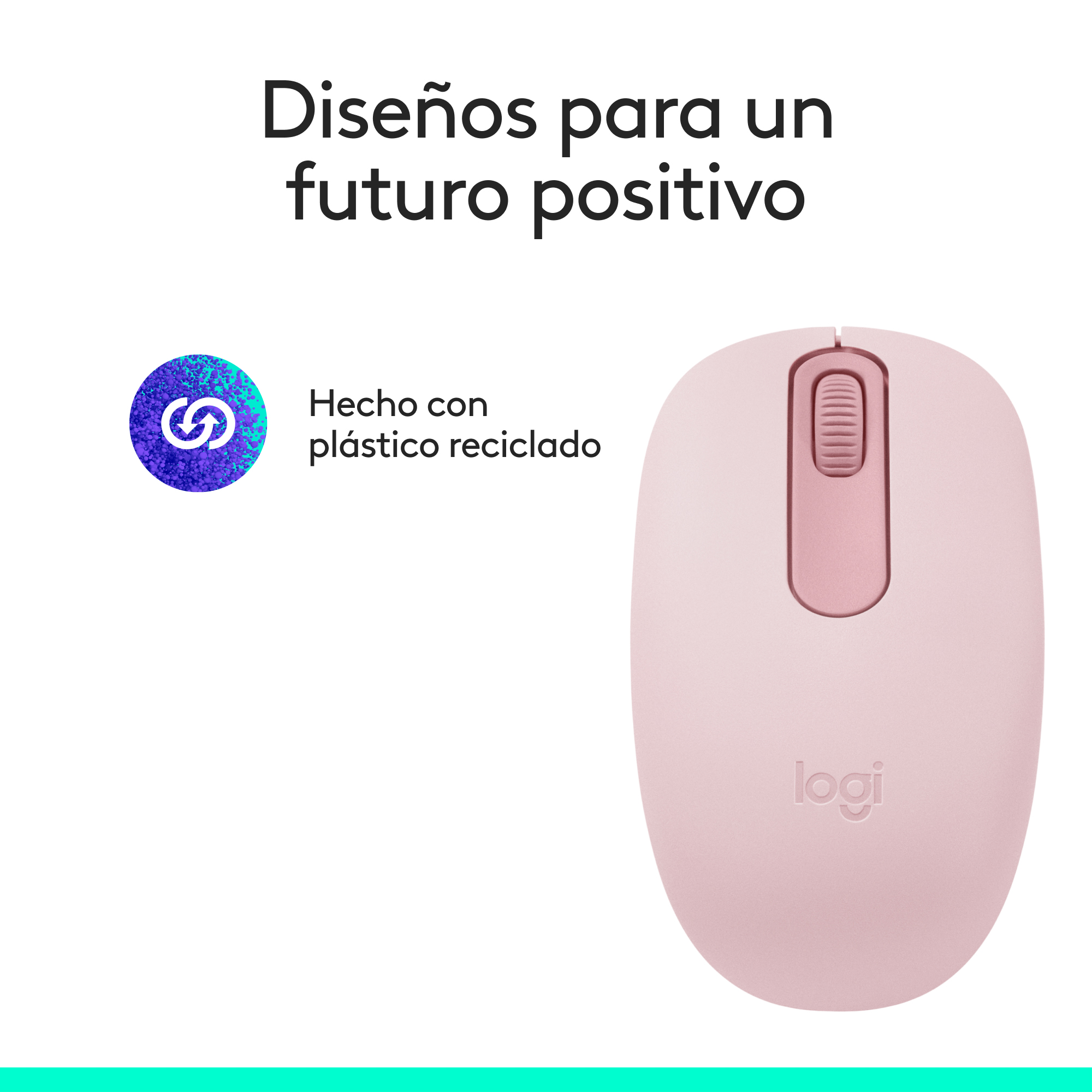 Mouse Bluetooth Logitech M196 Rose - 9