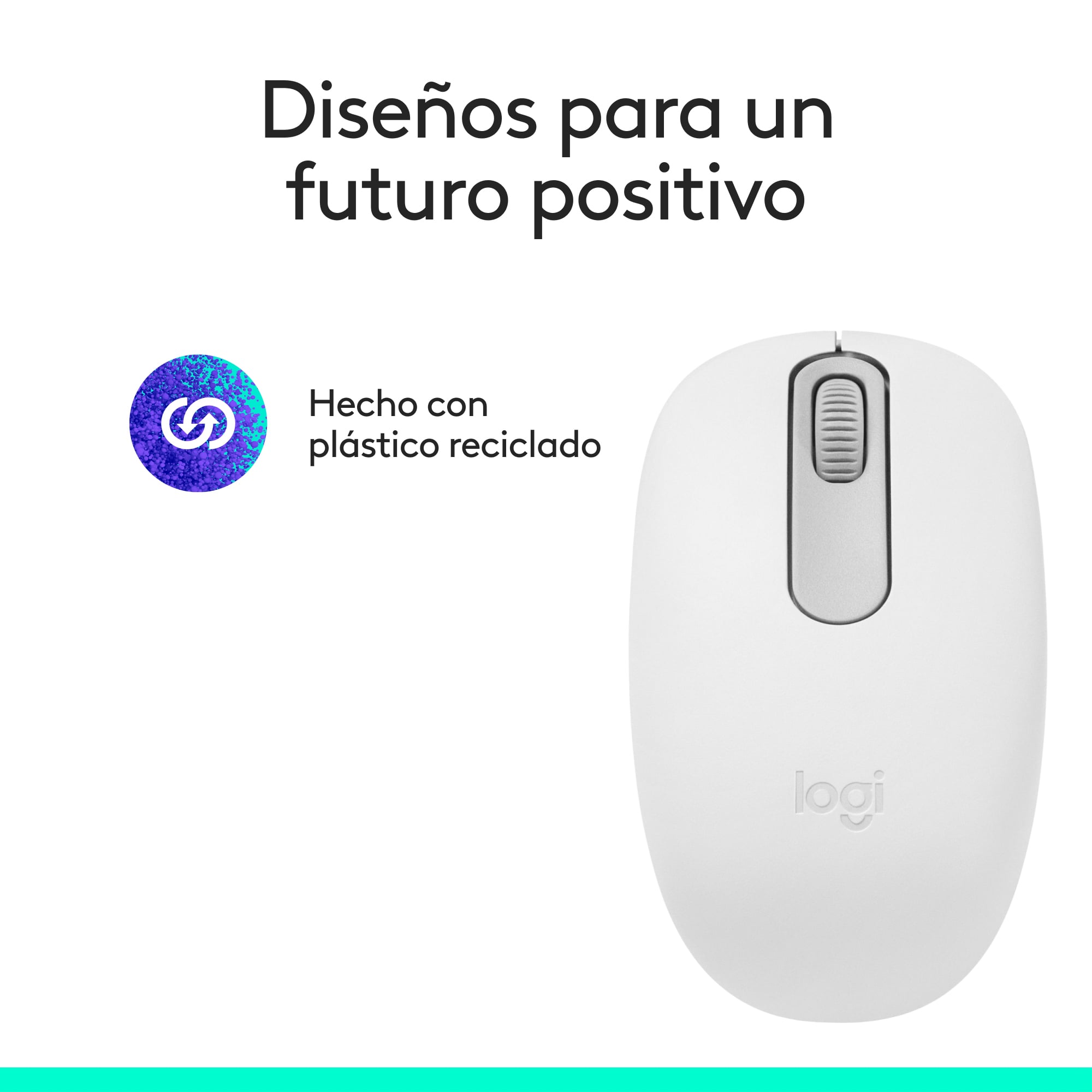 Mouse Bluetooth Logitech M196 Blanco - 9