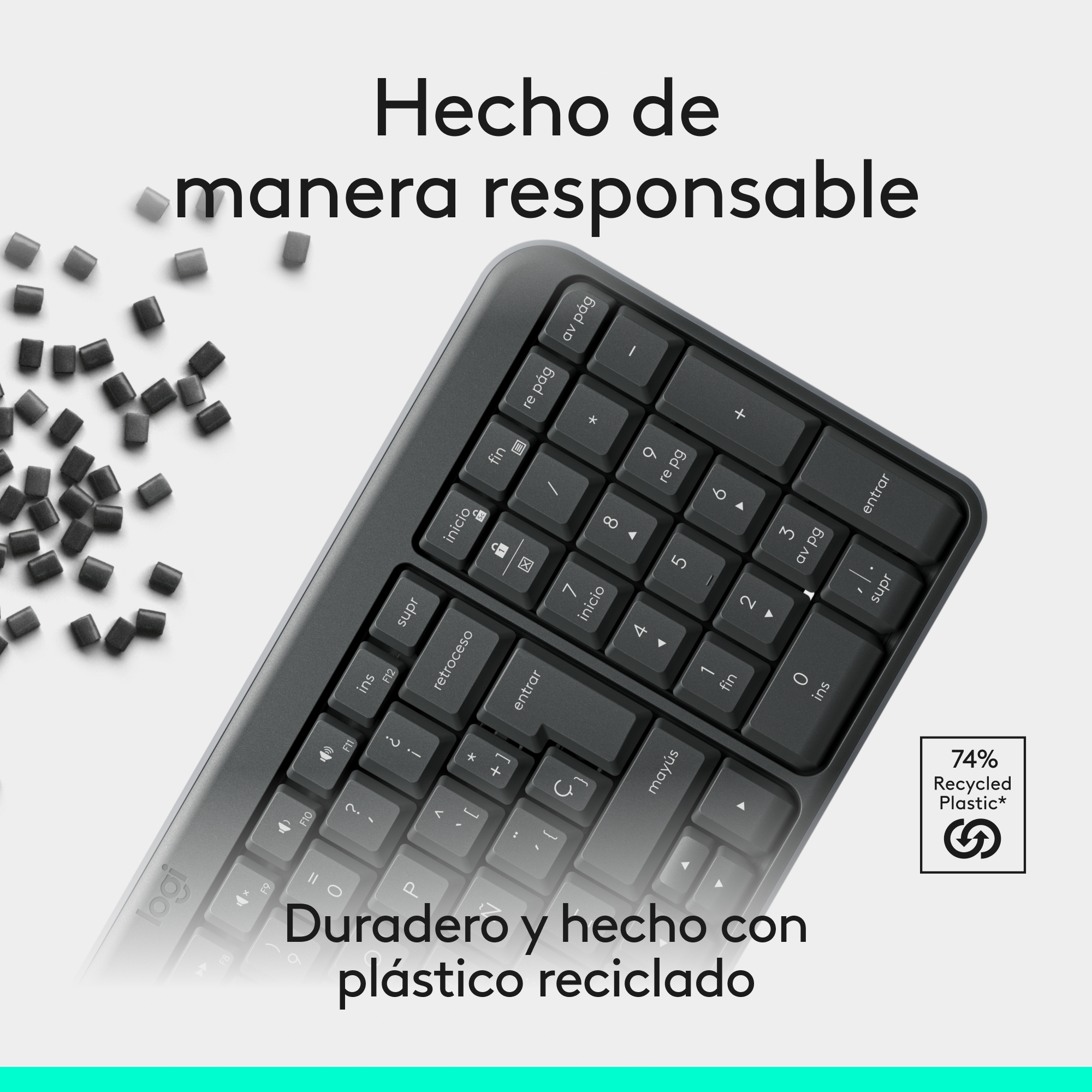 TECLADO LOGITECH K250 BLUETOOTH NEGRO - 4